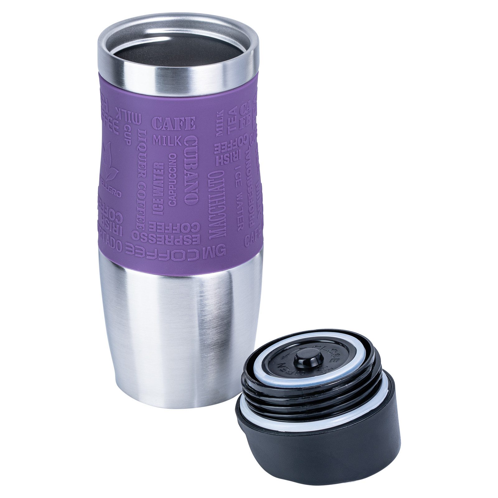 Wellgro Thermobecher Thermobecher 400 ml inkl. 1 Extradeckel