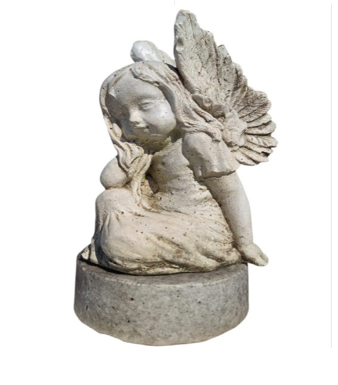 JVmoebel Engelfigur Figur Engel auf Erde Garten Statuen Скульптуры Dekoration Sofort (1 St., Skulptur), Made in Europa