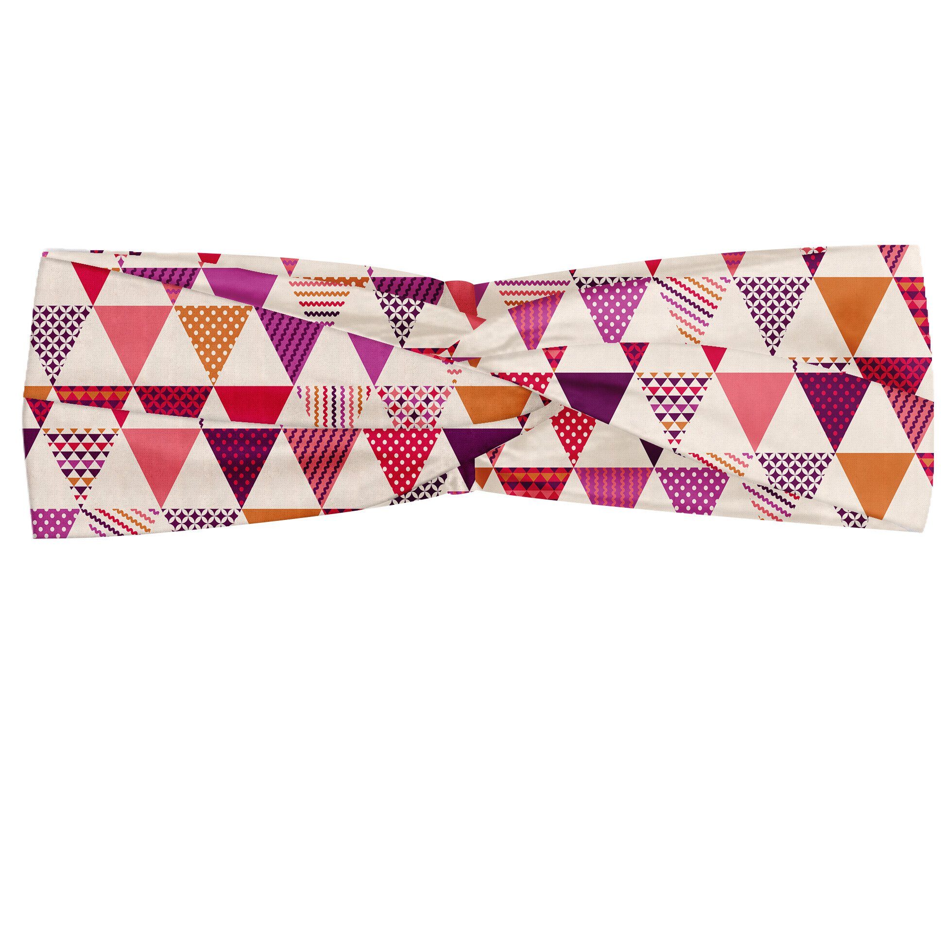 Abakuhaus Stirnband Elastisch und Dots Triangles alltags Rosa Angenehme Geoemetric accessories