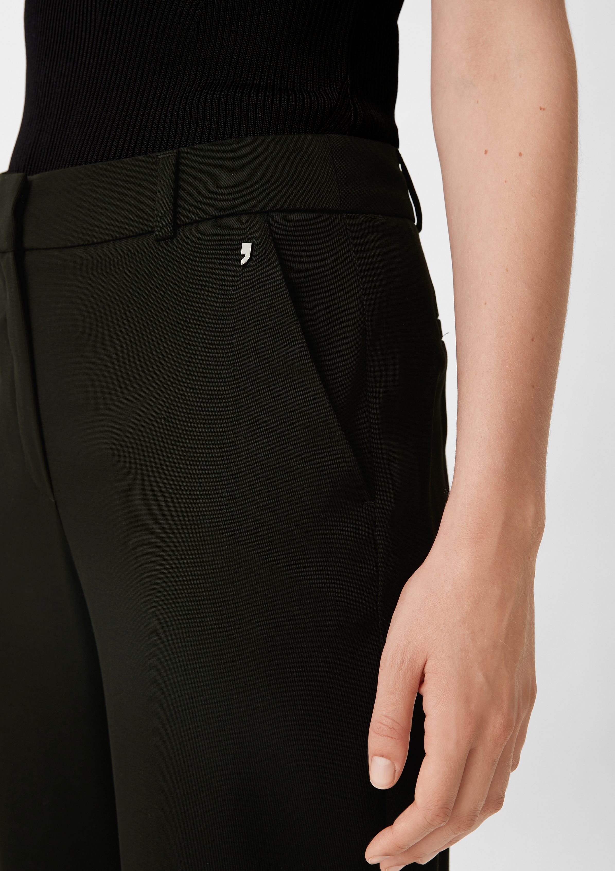 Comma Stoffhose Regular: Stoffhose aus Twill günstig online kaufen