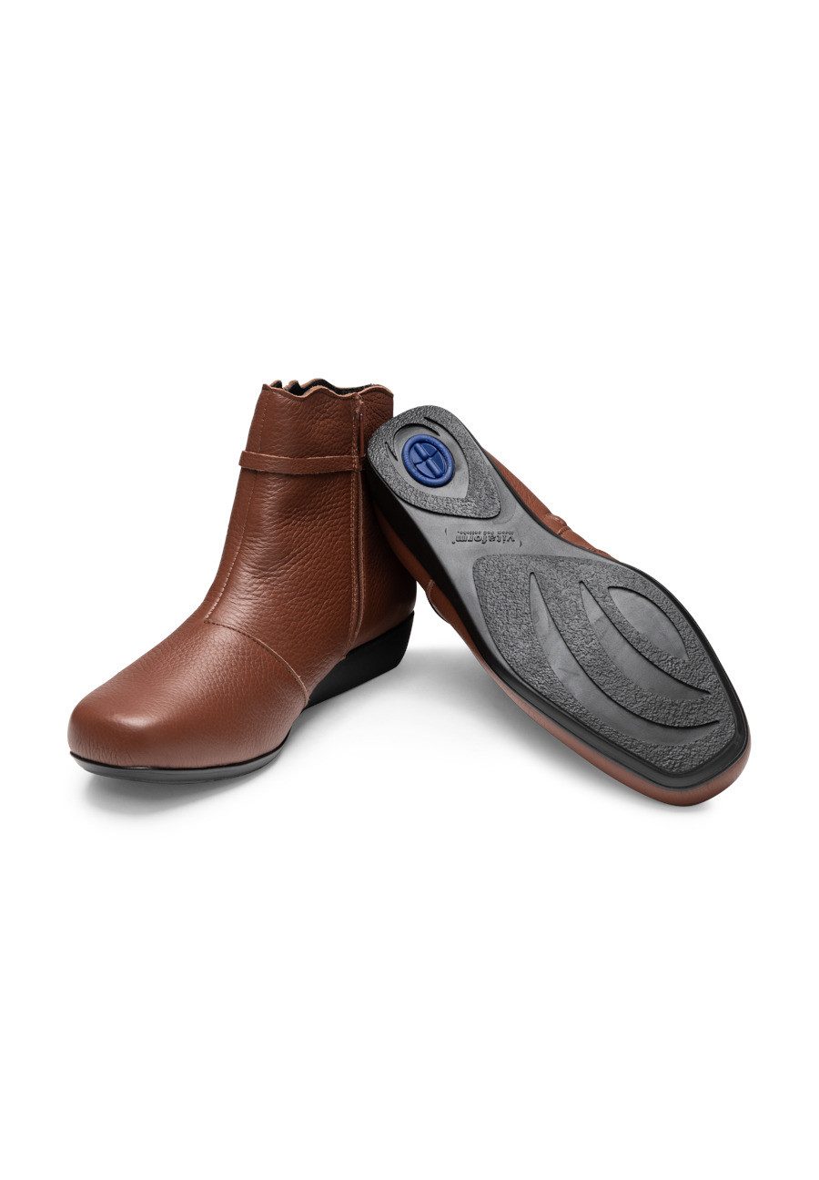 vitaform Damen Stiefeletten Hirschleder Stiefelette