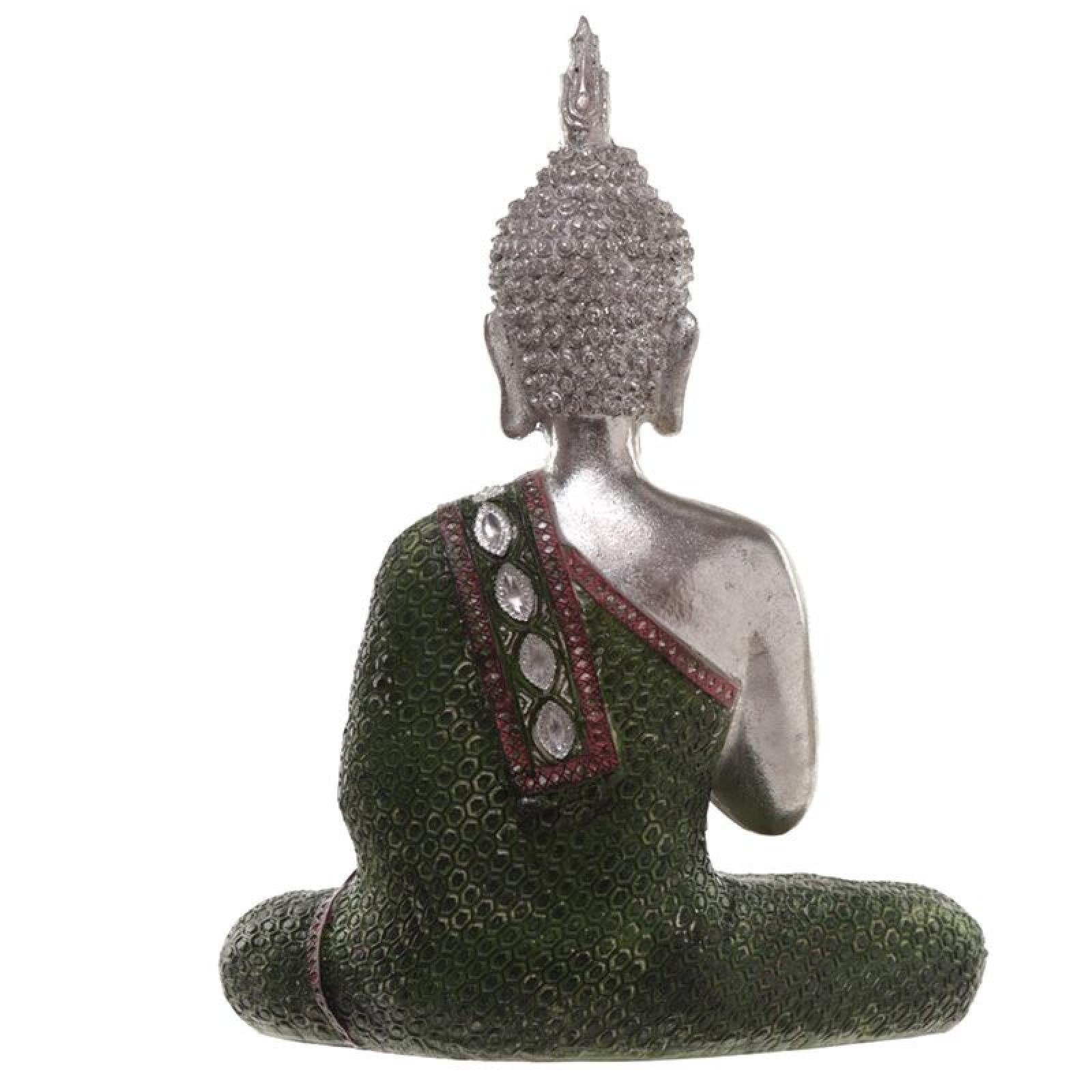 Puckator Buddhafigur Betrachtung Metallischer - Buddha Thai