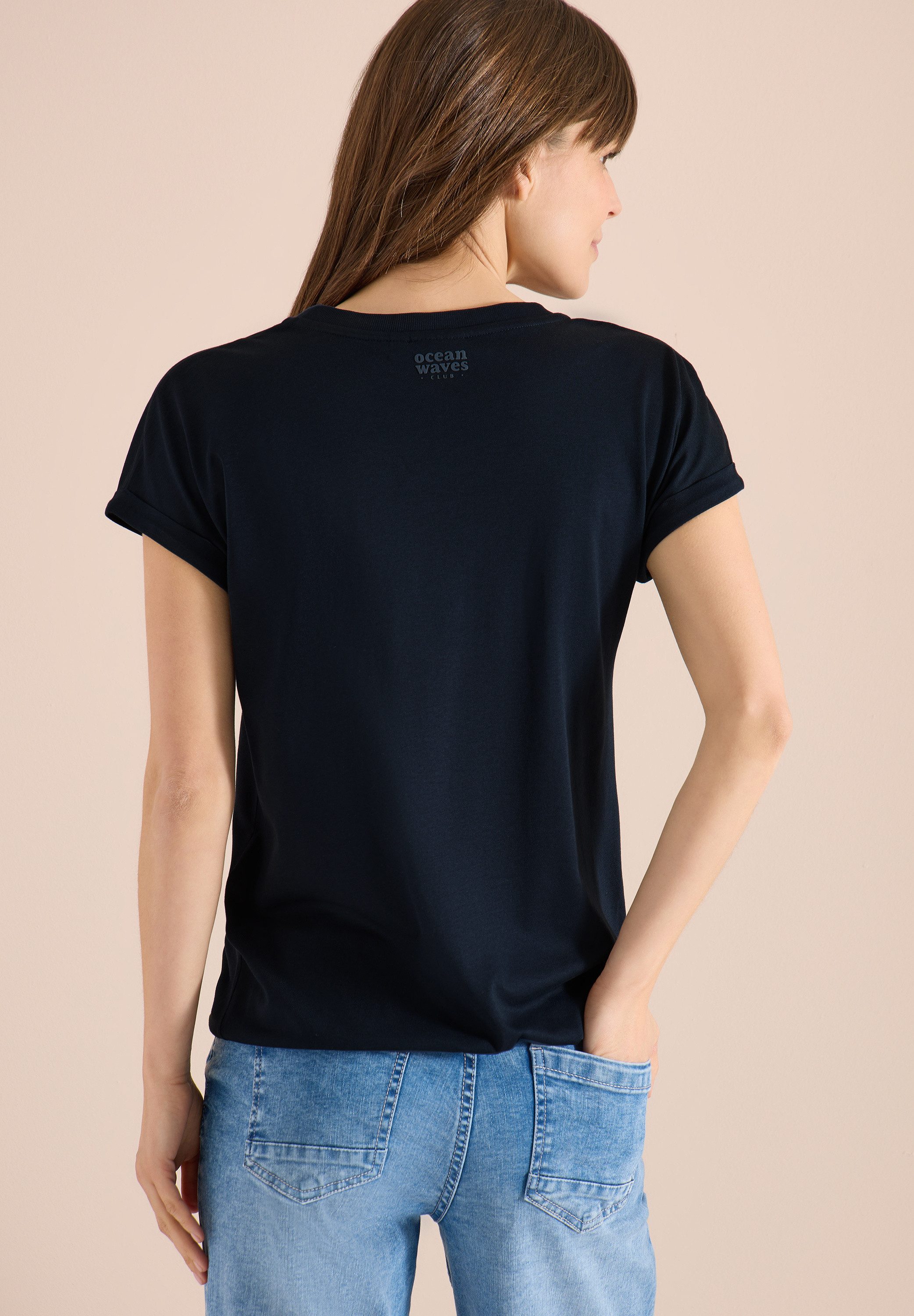 CECIL T-Shirt mit elastischem Bund