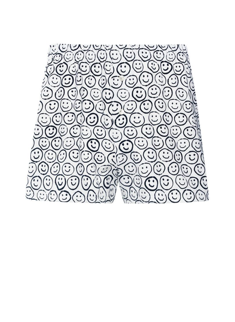Trigema Boxershorts TRIGEMA Boxer-Shorts mit freundlichem Smiley-Muster (1- günstig online kaufen