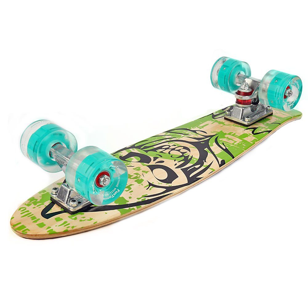 FunTomia Miniskateboard Mini-Board Skateboard mit Mach1 ABEC-9 Kugellager aus Ahornholz