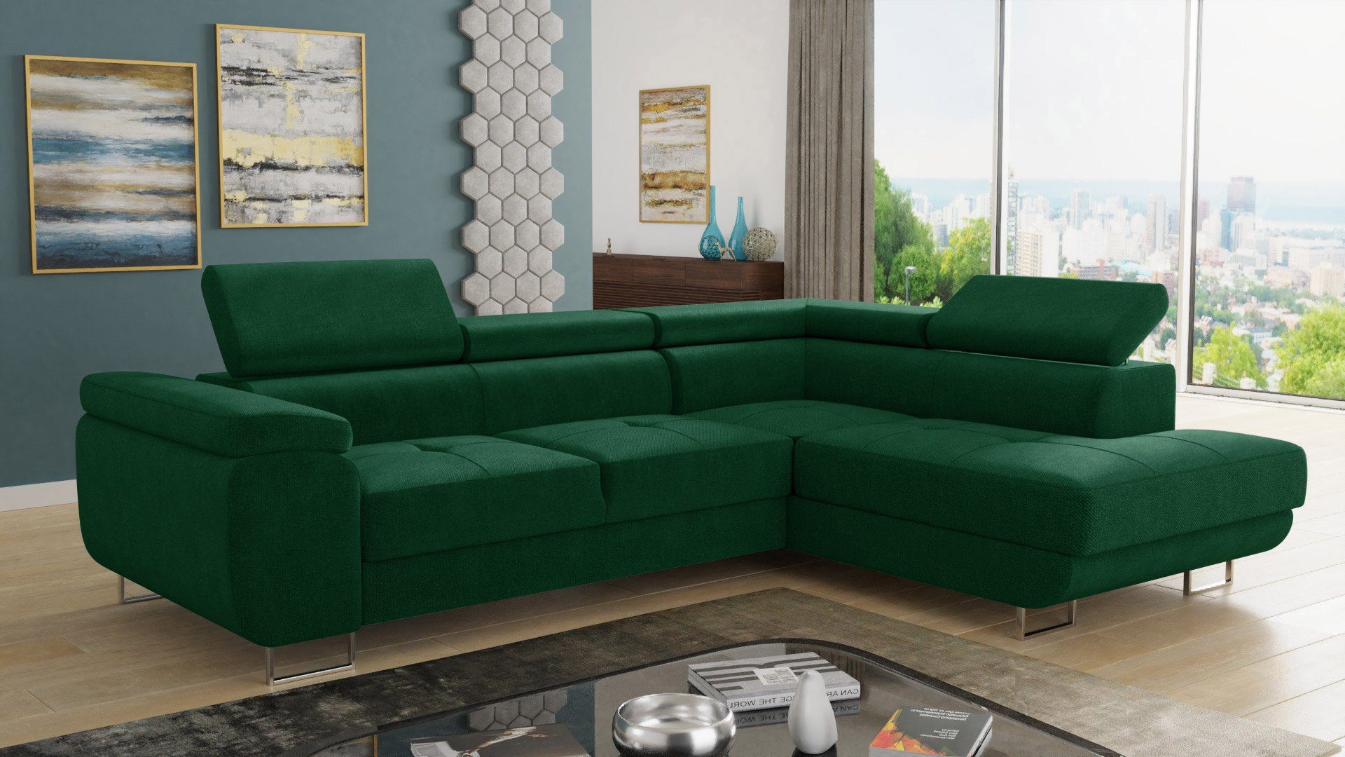 Sofnet Ecksofa Caris, mit Schlaffunktion und günstig online kaufen