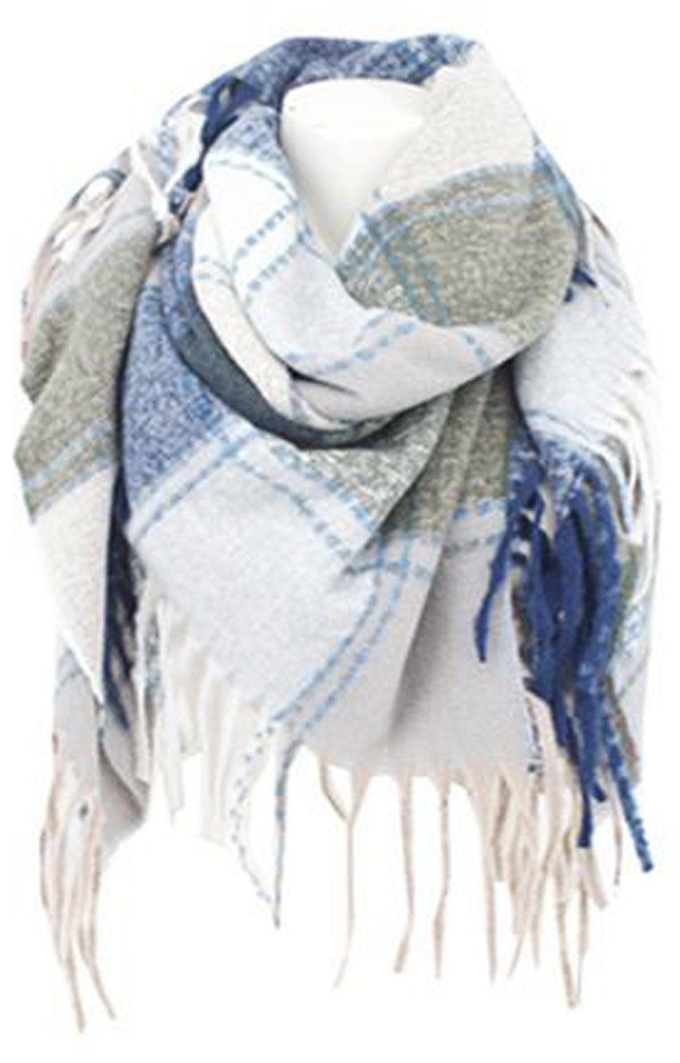 chic4home Schal Winter Weave, (1-St. 1-teilig), Damen Schal ca.125x125cm Ka günstig online kaufen