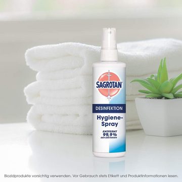 SAGROTAN Hygiene-Pumpspray 250 ml Oberflächen-Desinfektionsmittel (1-St. Entfernt 99,9% der Bakterien)