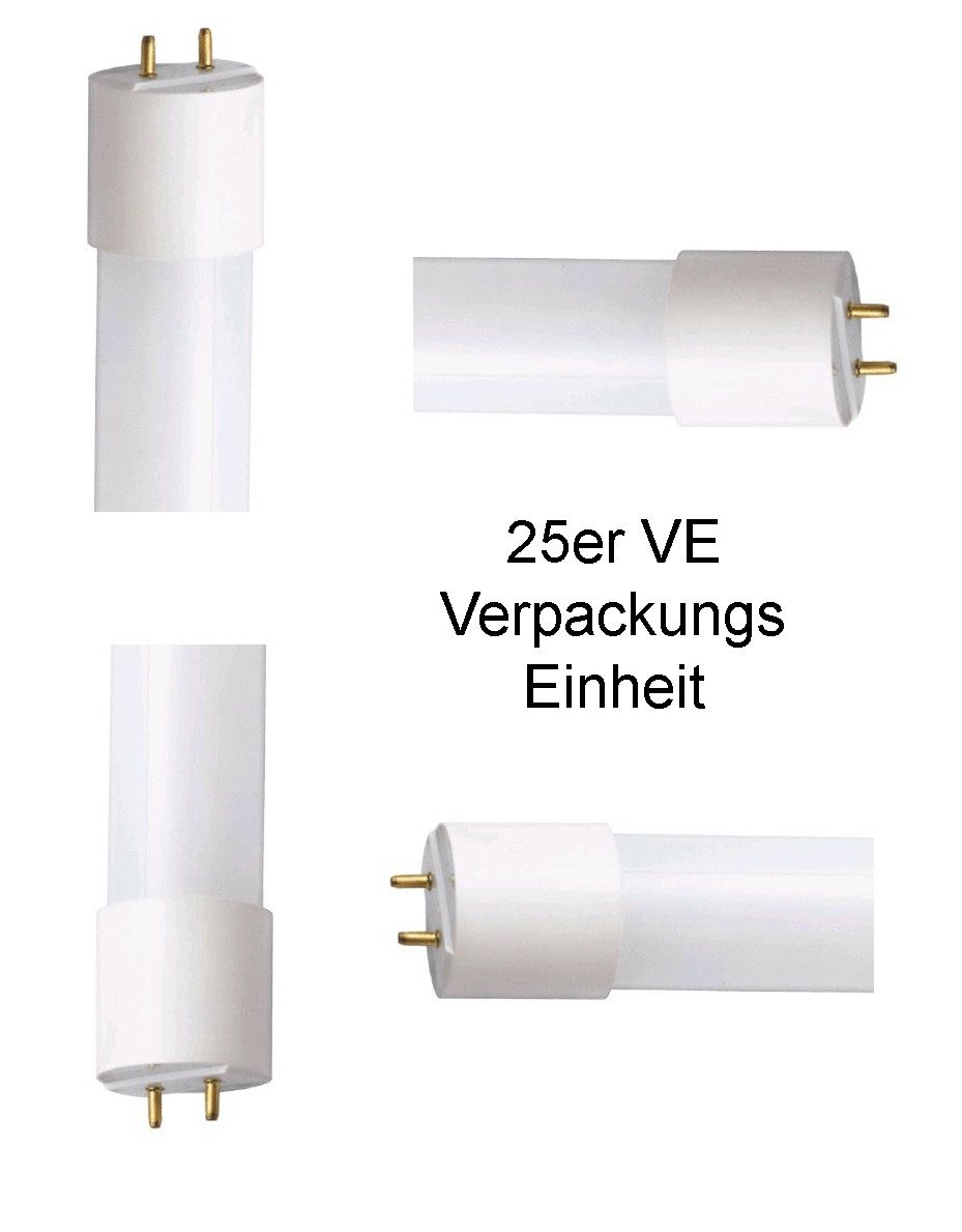 XENON LED Dekolicht 4645 LED Röhre T8 im 25er Pack 18 Watt 1750 Lumen 320° 1,20m Warm Weiß, Xenon / Warm Weiß