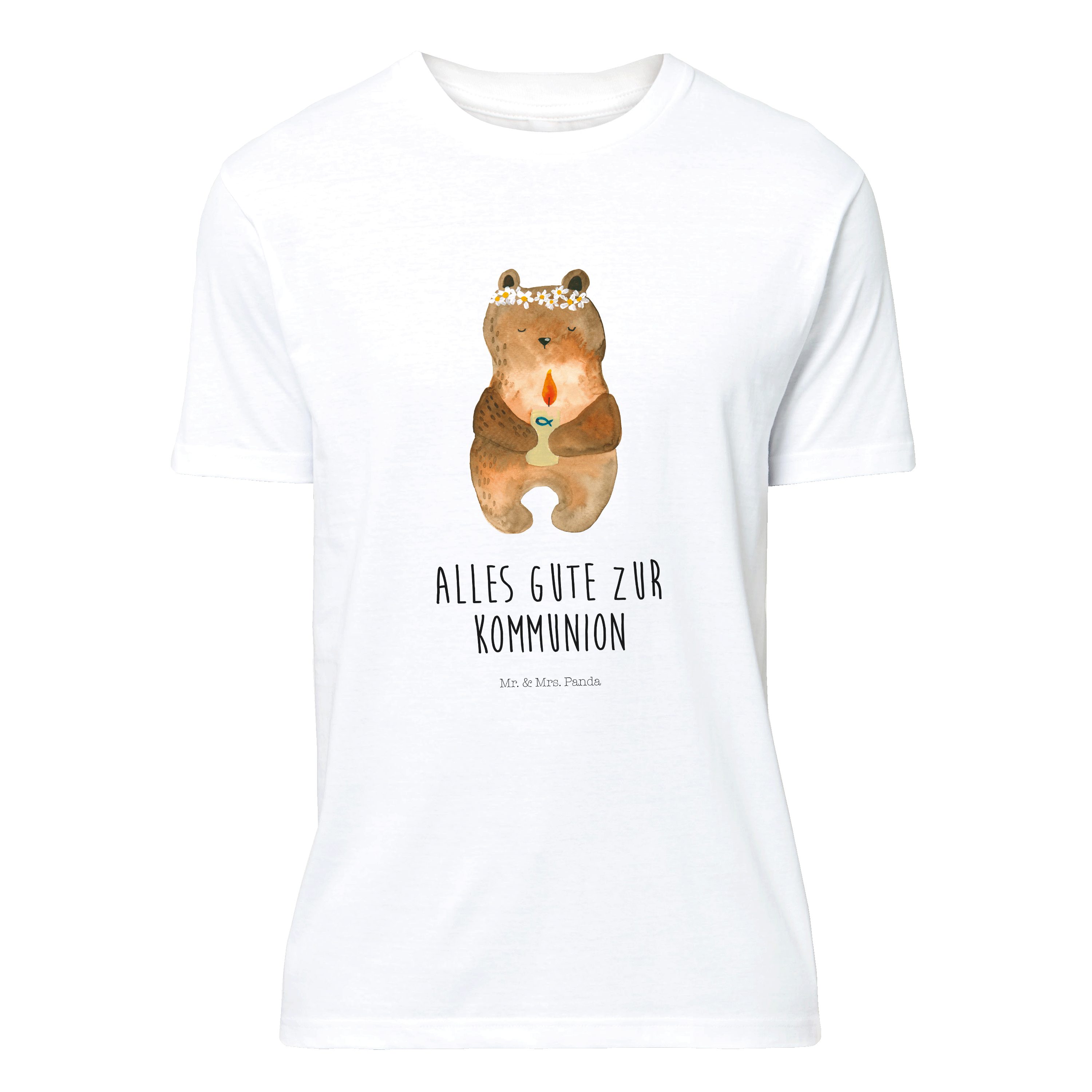 T-Shirt Kommunion-Bär - Weiß - Shirt, T-Shirt