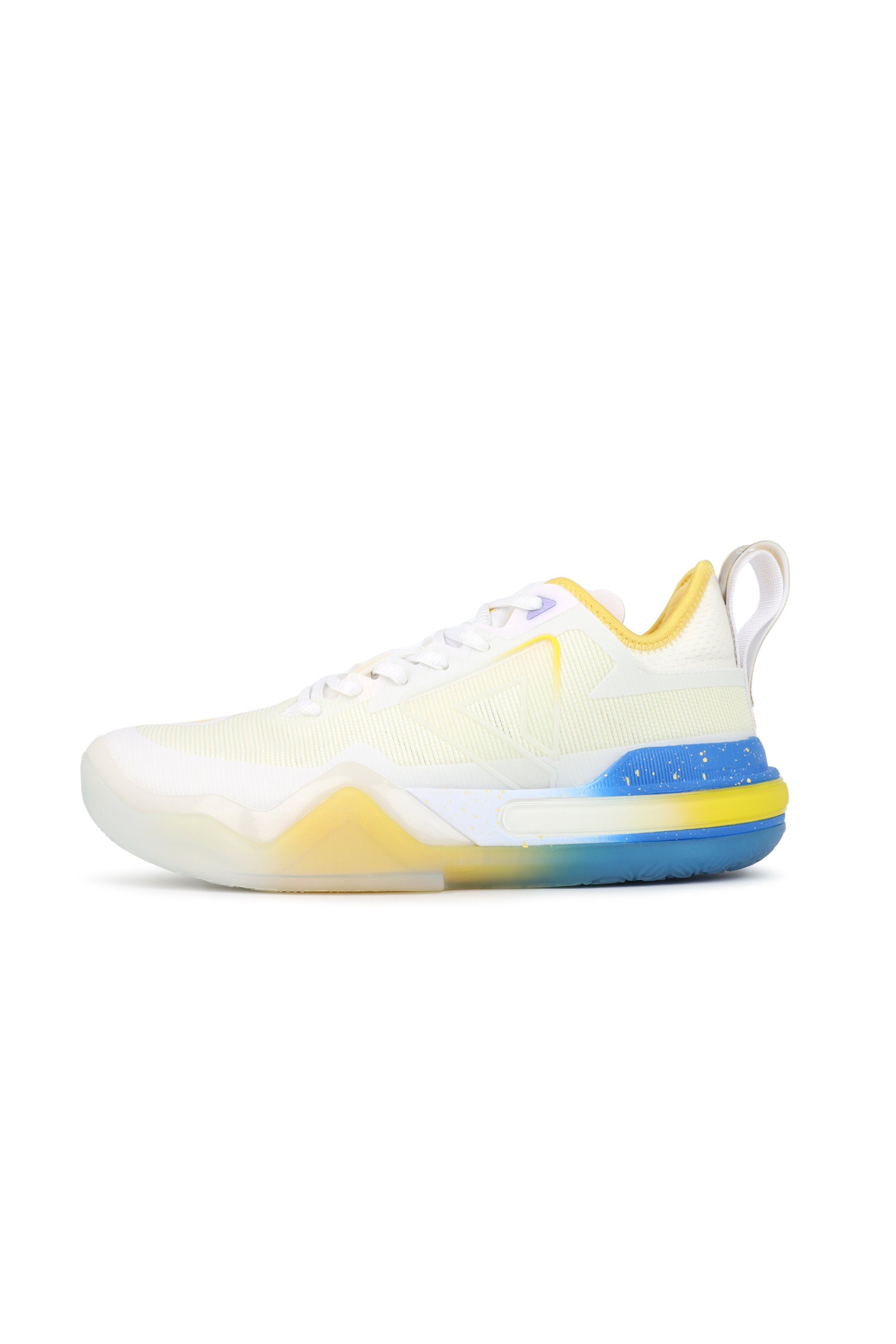 Andrew Weiß_Gelb_Blau PEAK One Wiggins Basketballschuh