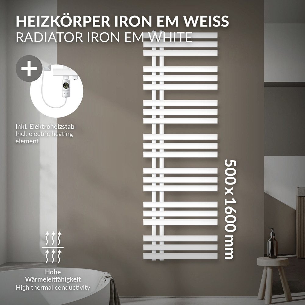 LuxeBath Badheizkörper Iron EM Heizkörper Handtuchtrockner günstig online kaufen