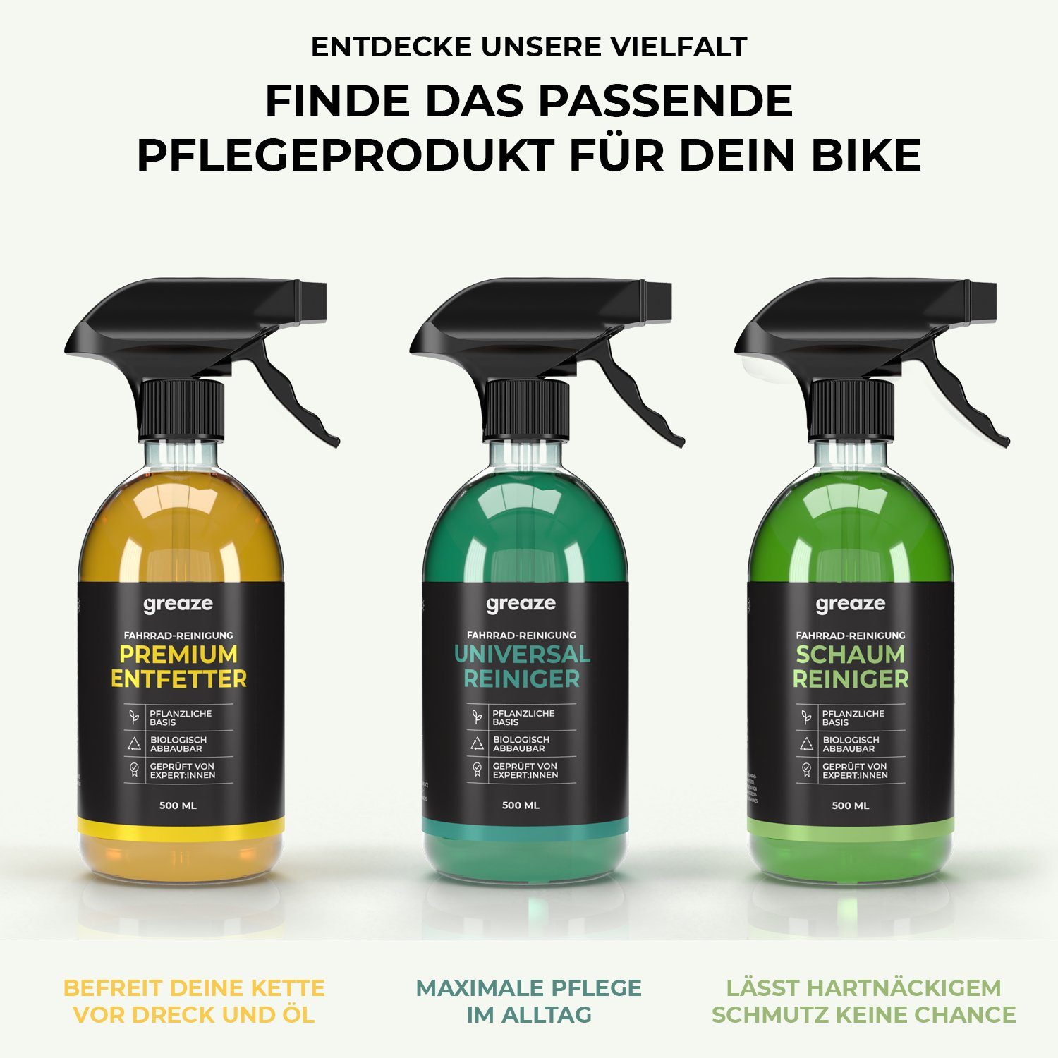 Fahrradketten abbaubar Reiniger greaze Fahrrad Schaumreiniger biologisch Spray