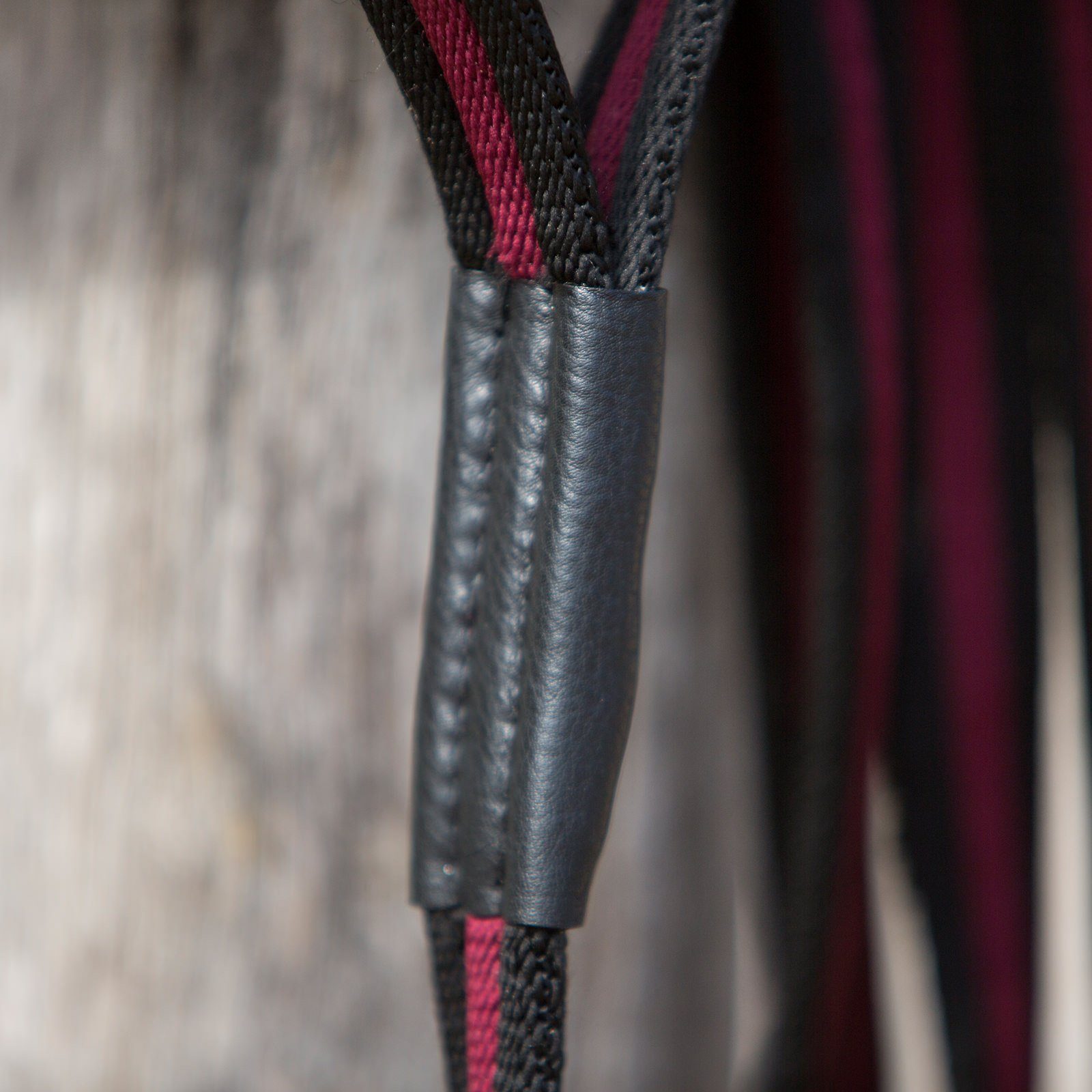 Kieffer Führleine Longierleine Anja Beran schwarz/burgund