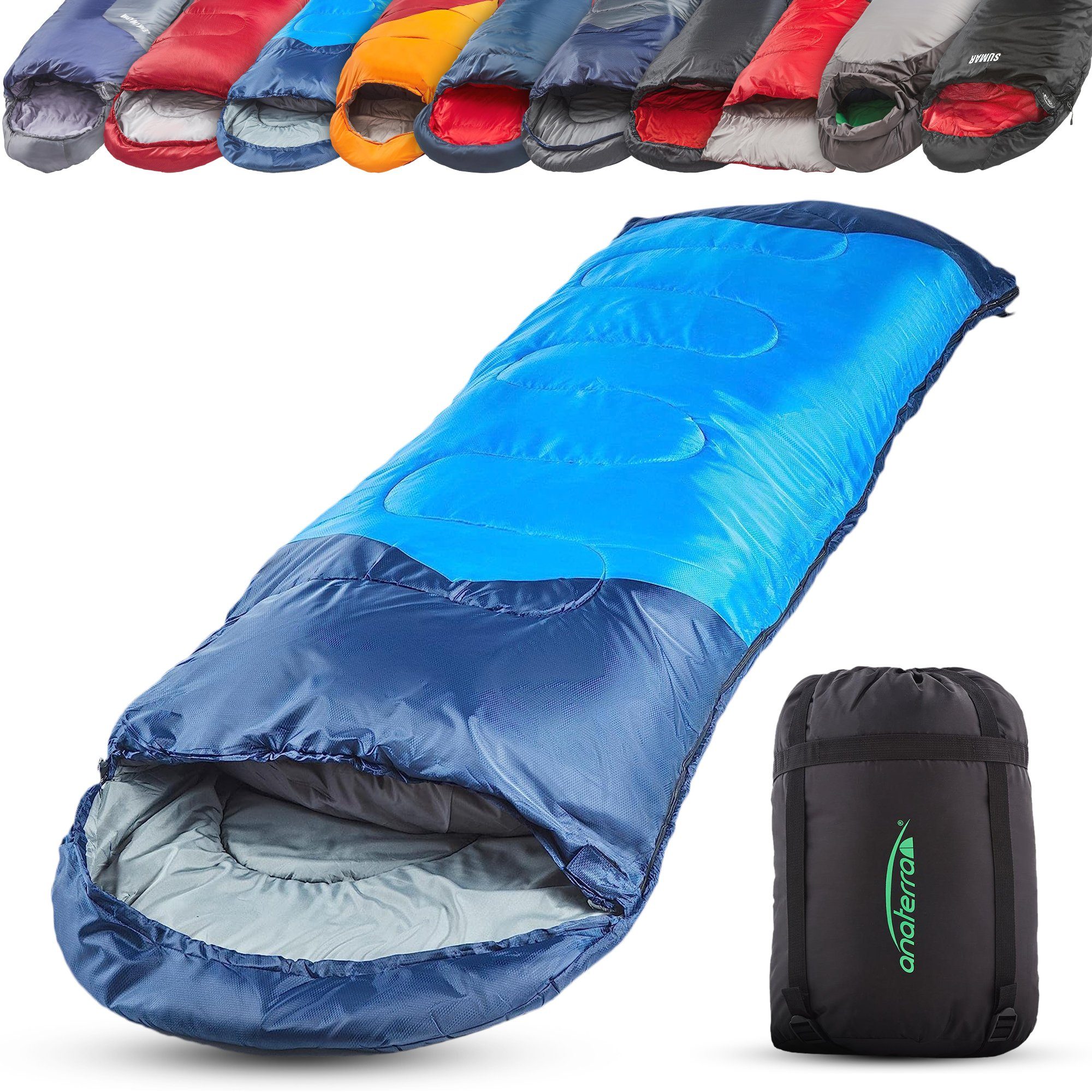 anaterra Mumienschlafsack Schlafsack Mumienschlafsack Deckenschlafsack Camp günstig online kaufen