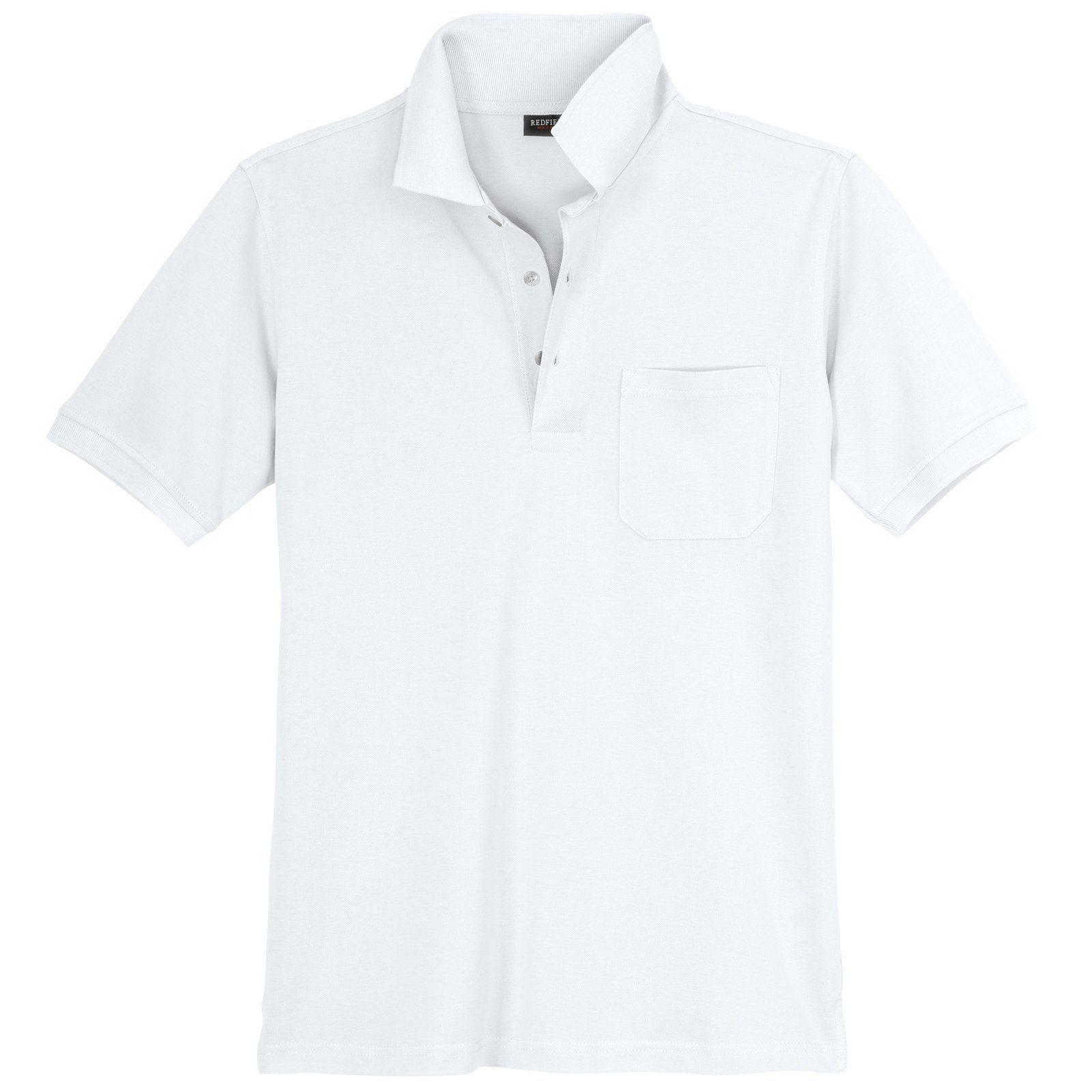 redfield Poloshirt Poloshirt Pique Übergröße weiß Redfield Ralph