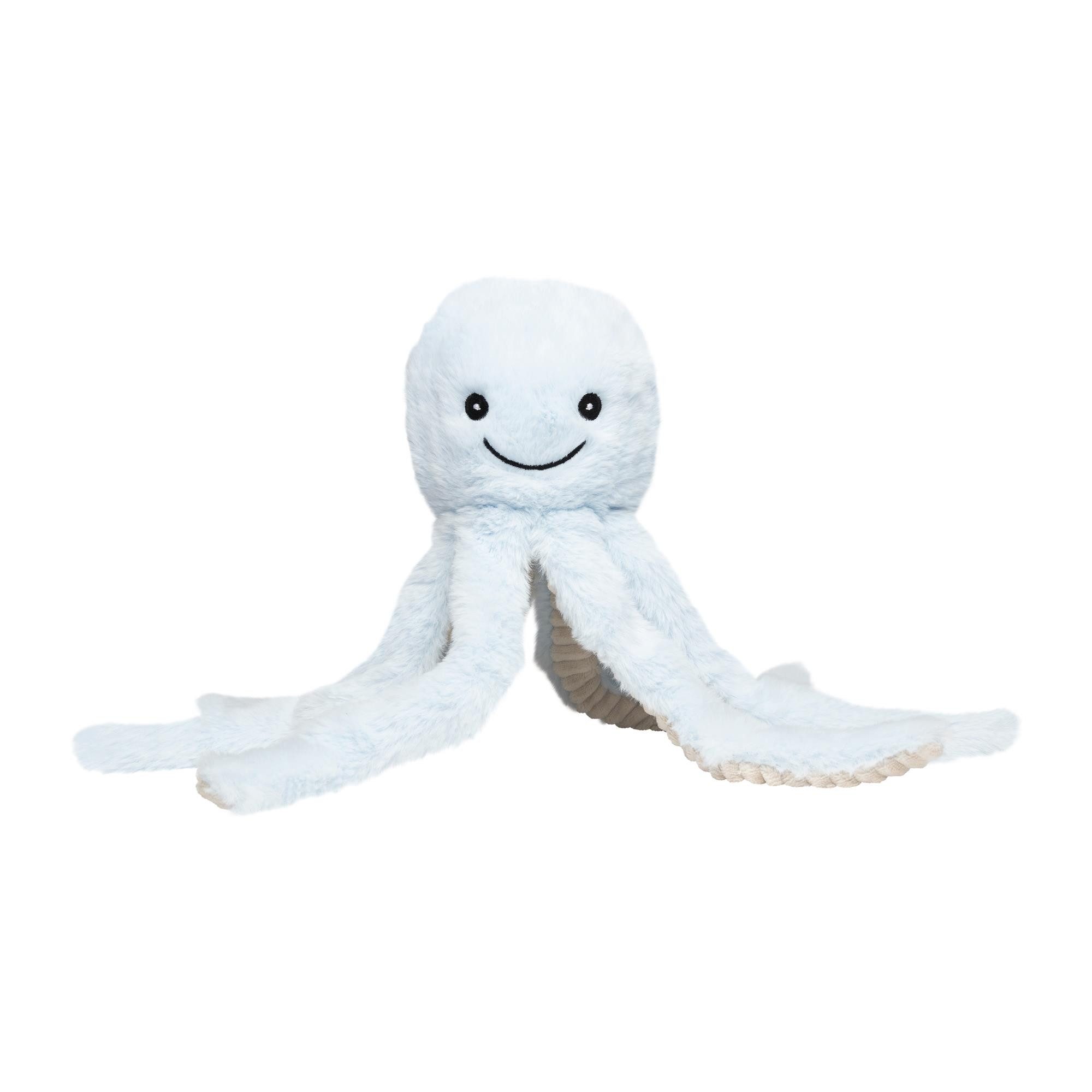 mbw Kuscheltier Recycel Oktopus blau, Höhe 35 cm, aus 100% recycelten PET-Flaschen (1-St), Recyceltes Material