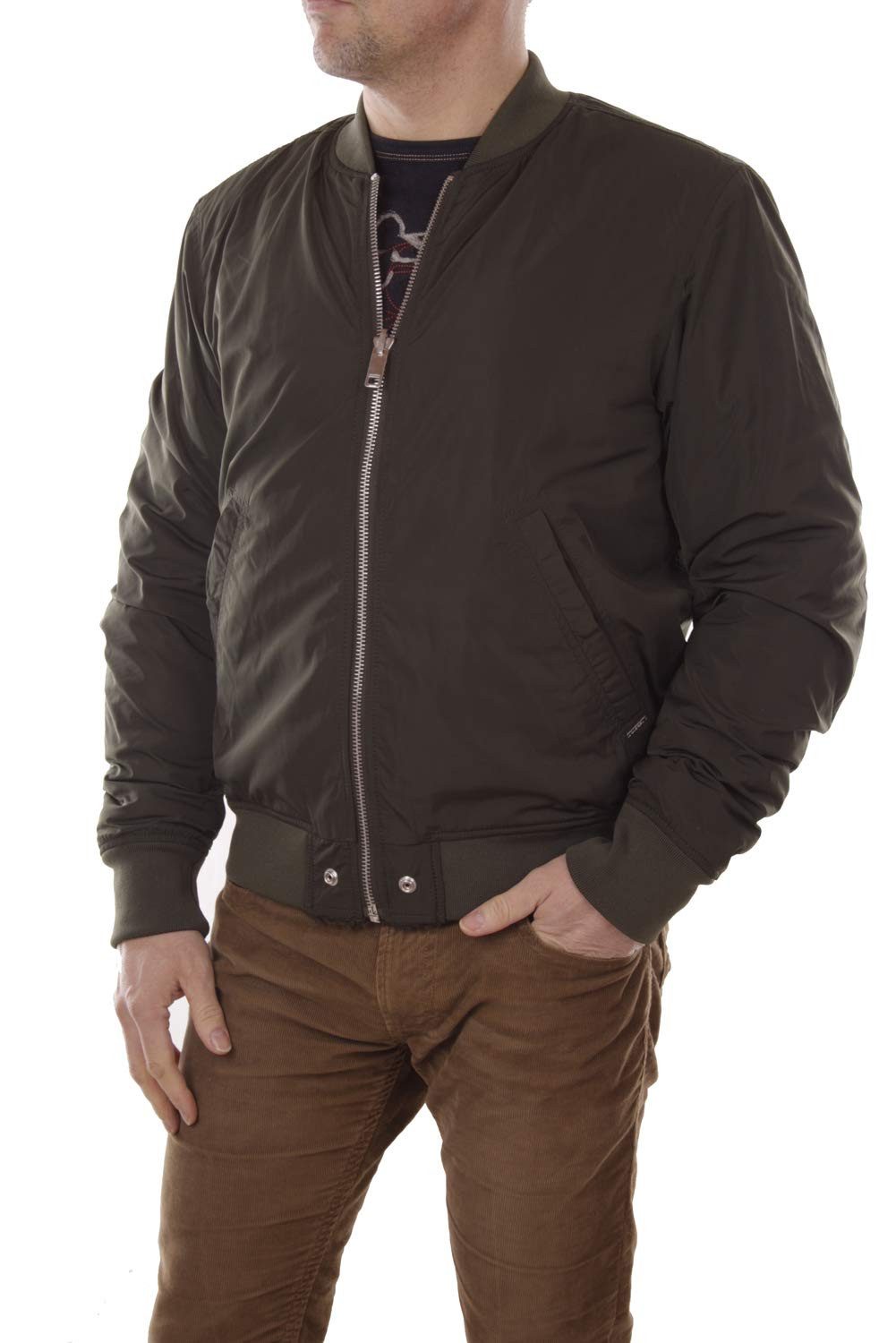 Diesel Blouson Diesel W-Bluefur Jacket Herren Winterjacke