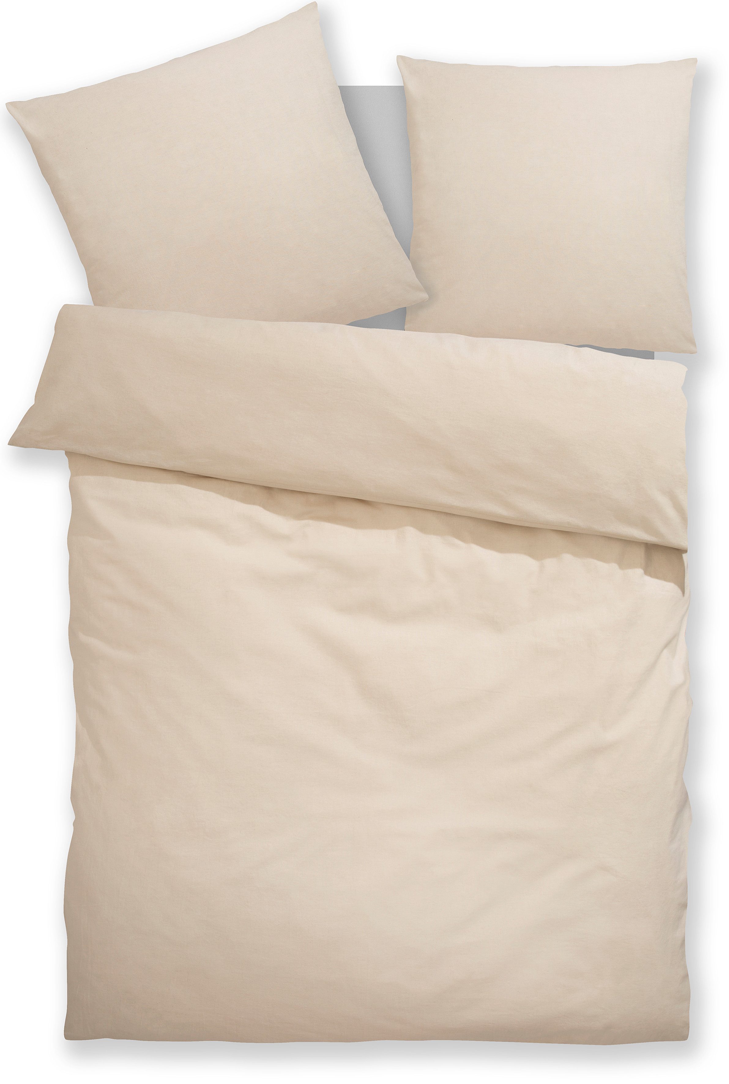 OTTO home Bettwäsche Luisa, Baumwoll-Leinen Mix, 2 teilig, ab Gr. 135x200, auch in PREMIUM Qualitäten erhältlich, Streifen