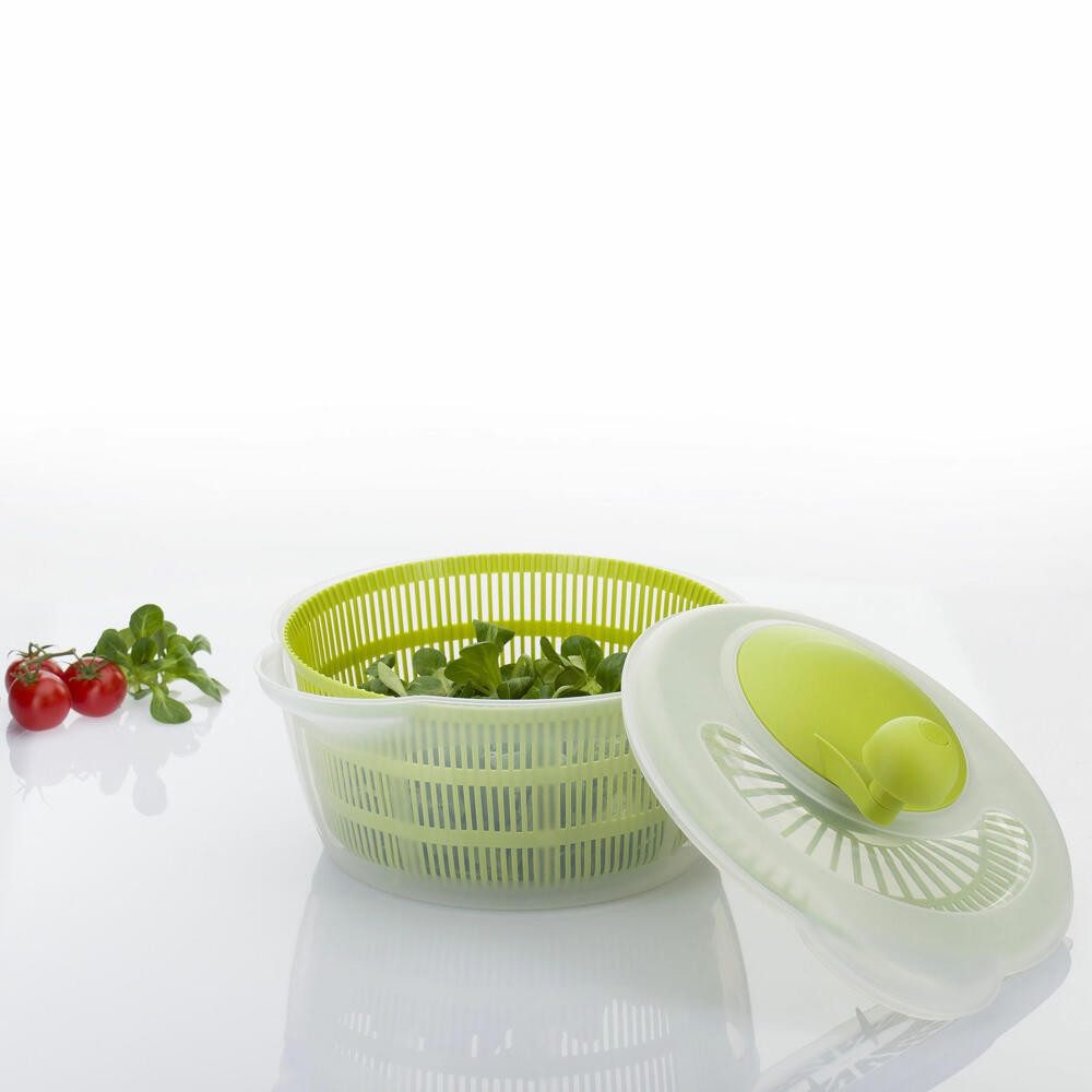 WESTMARK Salatschleuder »Fortuna«, 5 l + Dressingshaker »Mixery«,0,5l, Kunststoff, BPA-frei, Made in Germany, spülmaschinengeeignet, BPA-frei