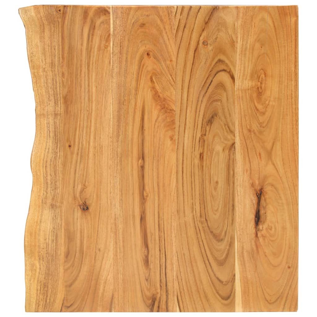 vidaXL Waschtischplatte Badezimmer-Waschtischplatte Massivholz 58x52x2,5 cm günstig online kaufen