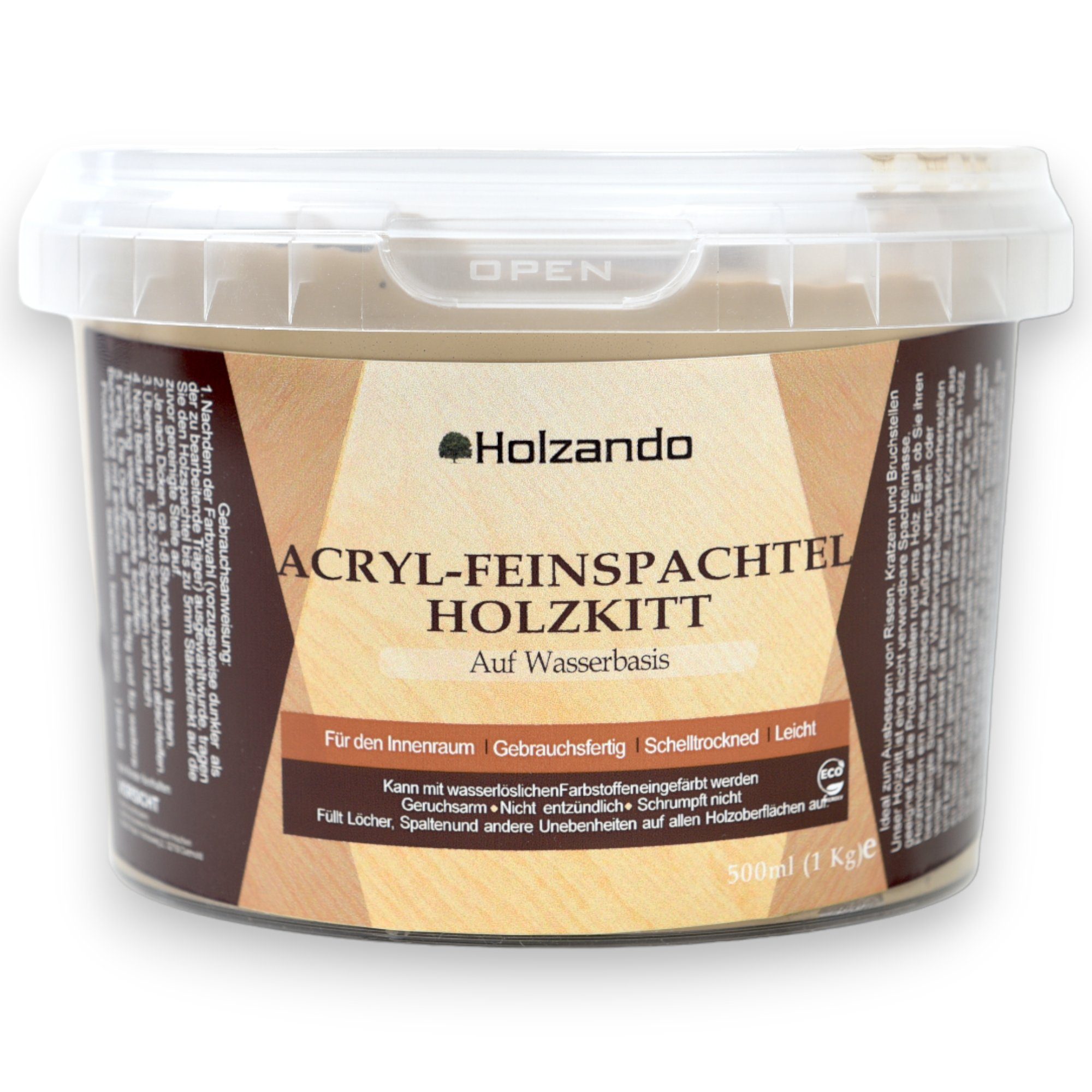 HOLZANDO Fertigspachtel Acryl Holzkitt Feinspachtel, Acrylgebunden, günstig online kaufen