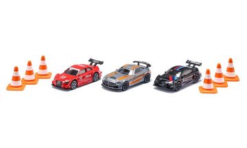 Siku Spielzeug-Auto 6331 Geschenkset Race mit 3 kleinen bunten Rennaut