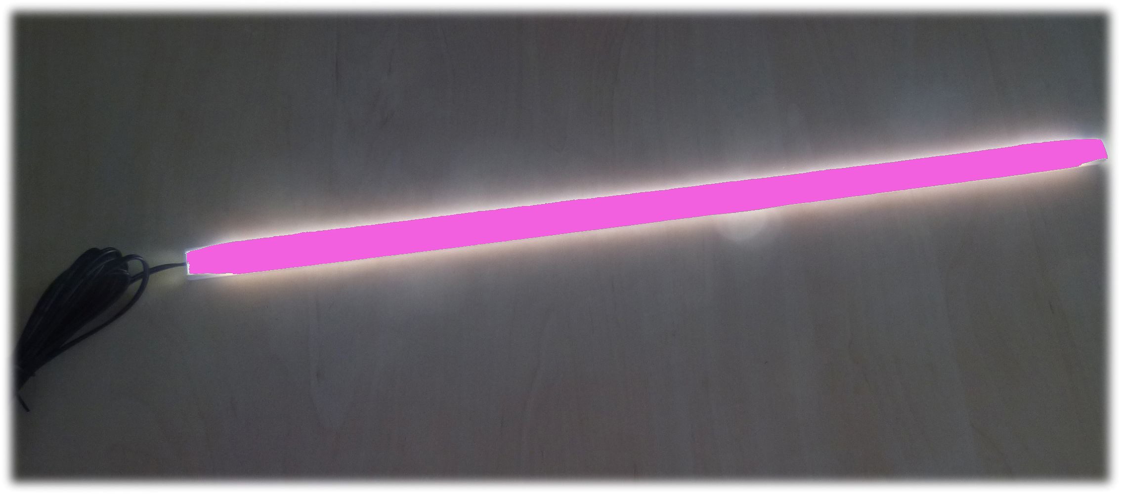 XENON LED Wandleuchte 7940 LED Light Stick Pfeil Leuchte 2x0,5m 12 Volt Netzt. PINK, Xenon / PINK