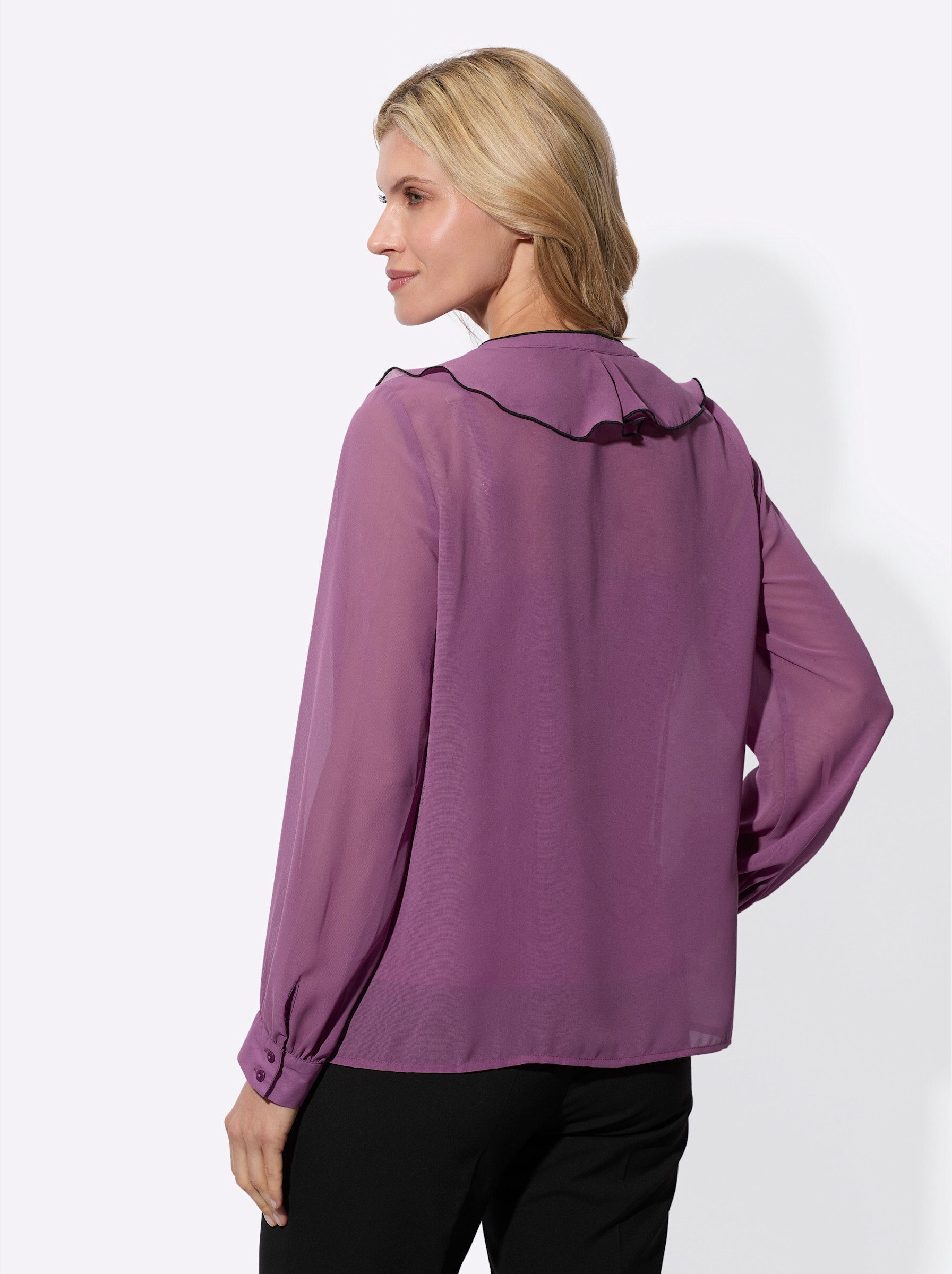 Sieh an! Klassische Bluse Langarmbluse (2-tlg) günstig online kaufen