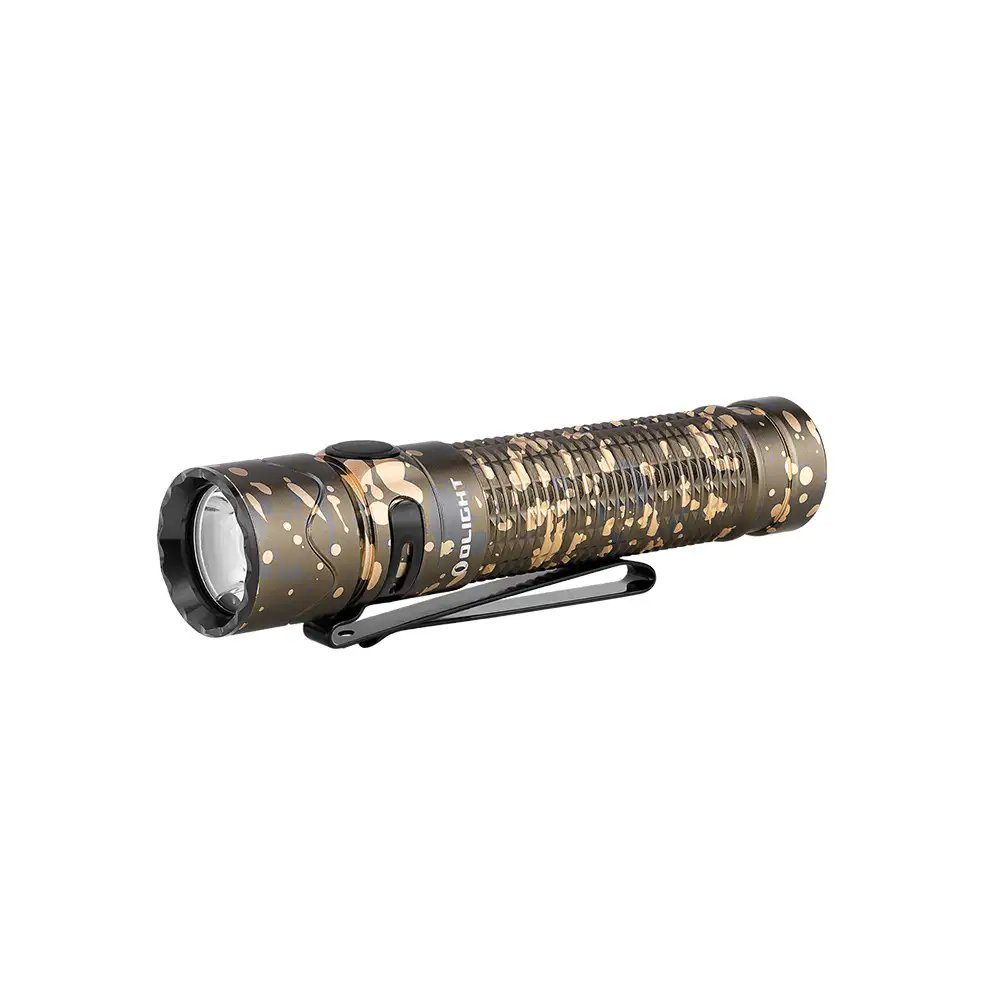 Taschenlampe, Warrior Modi 5 1750 2 OLIGHT Camo Lumen Desert Taktische Mini LED Taschenlampe