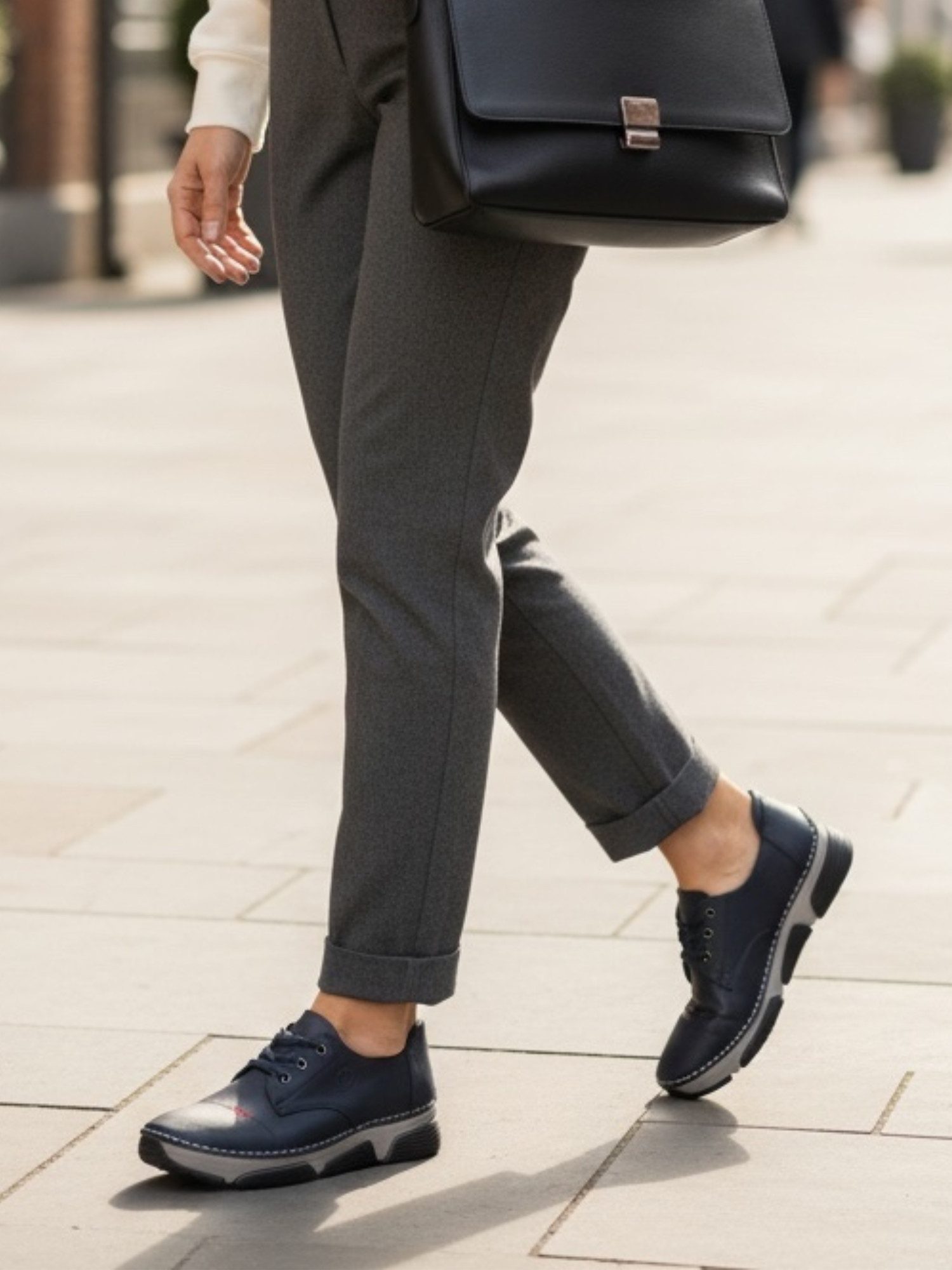 Taschen4life Damen Halbschuh 3030 Schnürschuh Vegan, federleicht & ultraweich