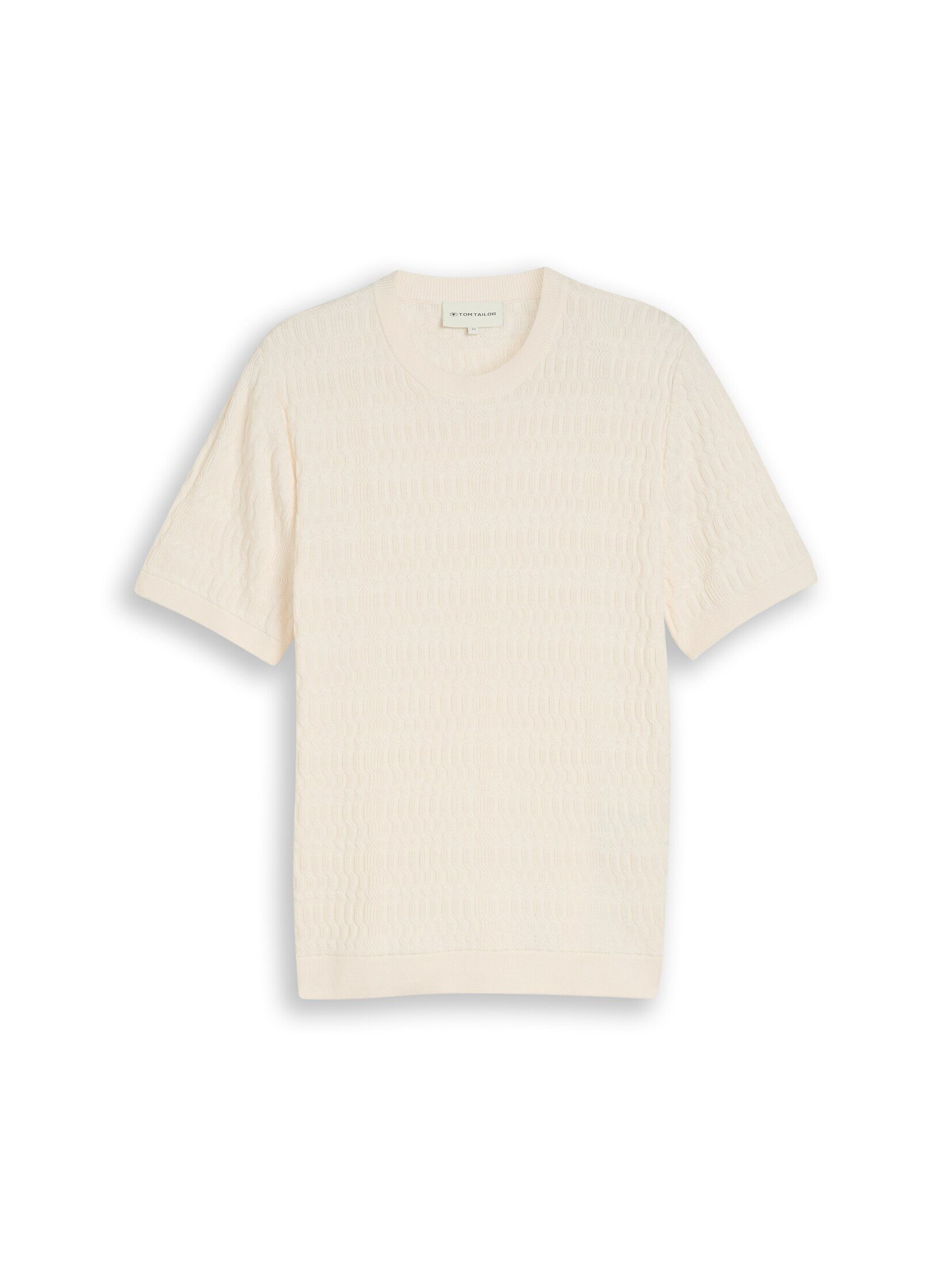 TOM TAILOR T-Shirt Pullover & Strickjacken Strickpullover mit Rippstruktur