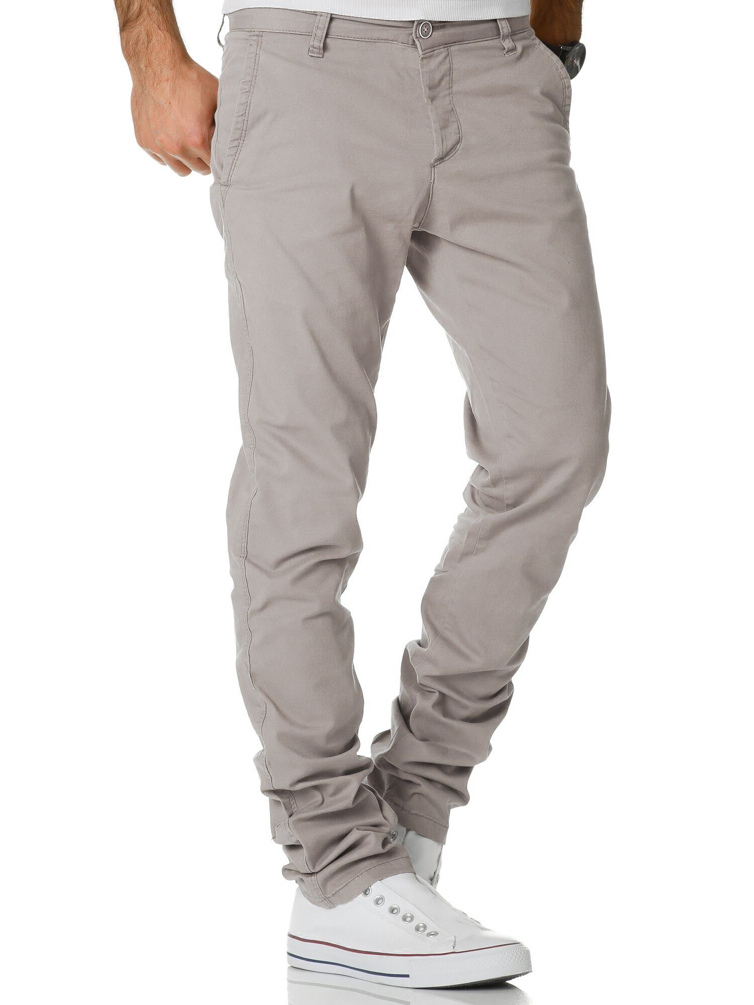 Amaci&Sons Chinohose WASHINGTON Slim Fit Chino mit Stretch Herren Regular Slim Stretch Chino Hose Fit – Bild 3 von 5