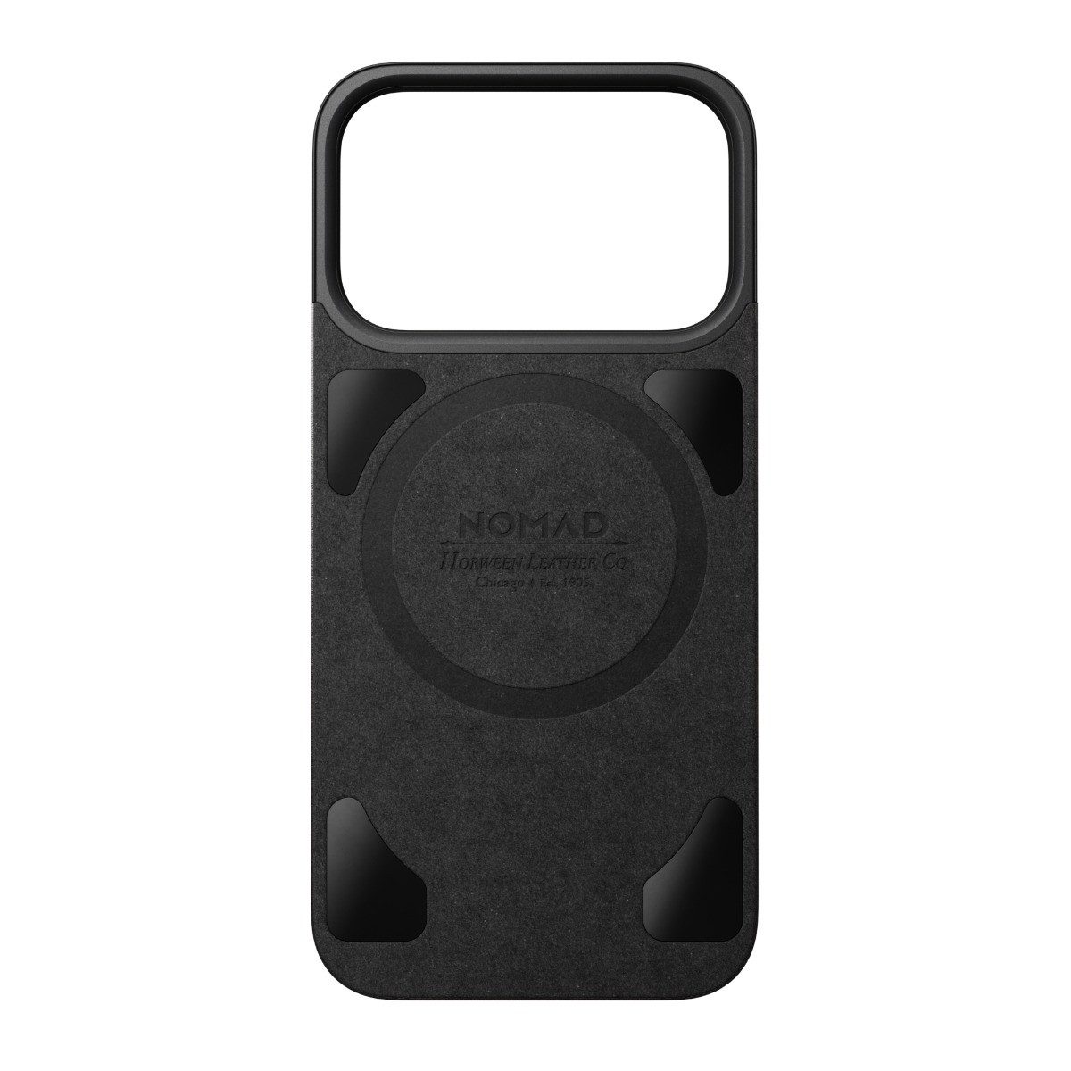 Nomad Smartphone-Hülle Magnetic Leather Case, für iPhone 17 Pro, Schwarz Horween