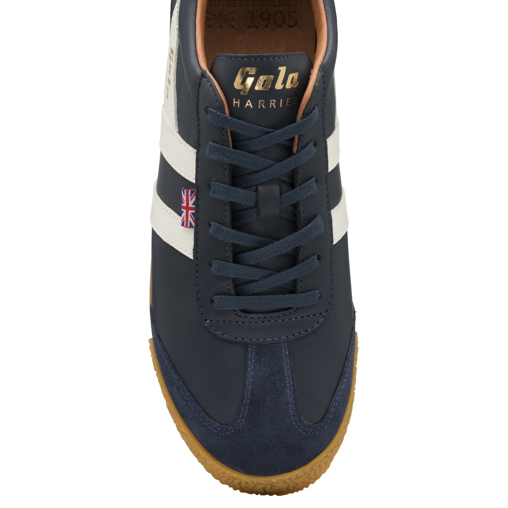 Gola Harrier Elite 2 - Made in England - navyblau/weiss Herren Sneaker günstig online kaufen
