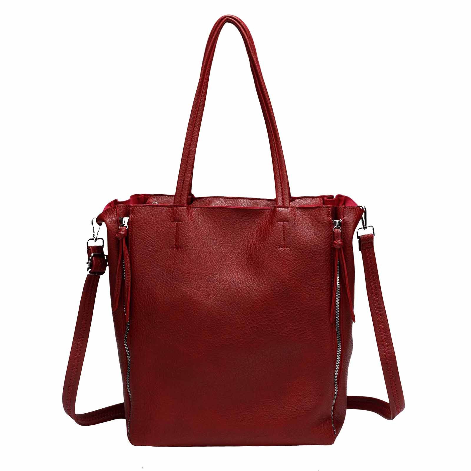 ITALYSHOP24 Schultertasche SET 2in1 Damen Tasche günstig online kaufen