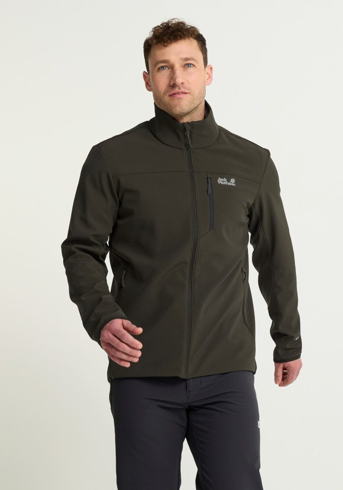 Jack Wolfskin Outdoorjacke WILD WINDS JKT M mit flexiblem Obermaterial aus Polyester und Elasthan
