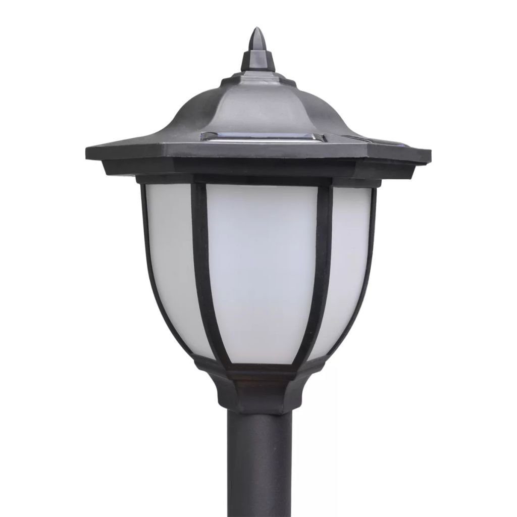 vidaXL Gartenleuchte 2x Solarleuchte Außenlampe Gartenleuchte LED Gartenlampe Laterne Lampe
