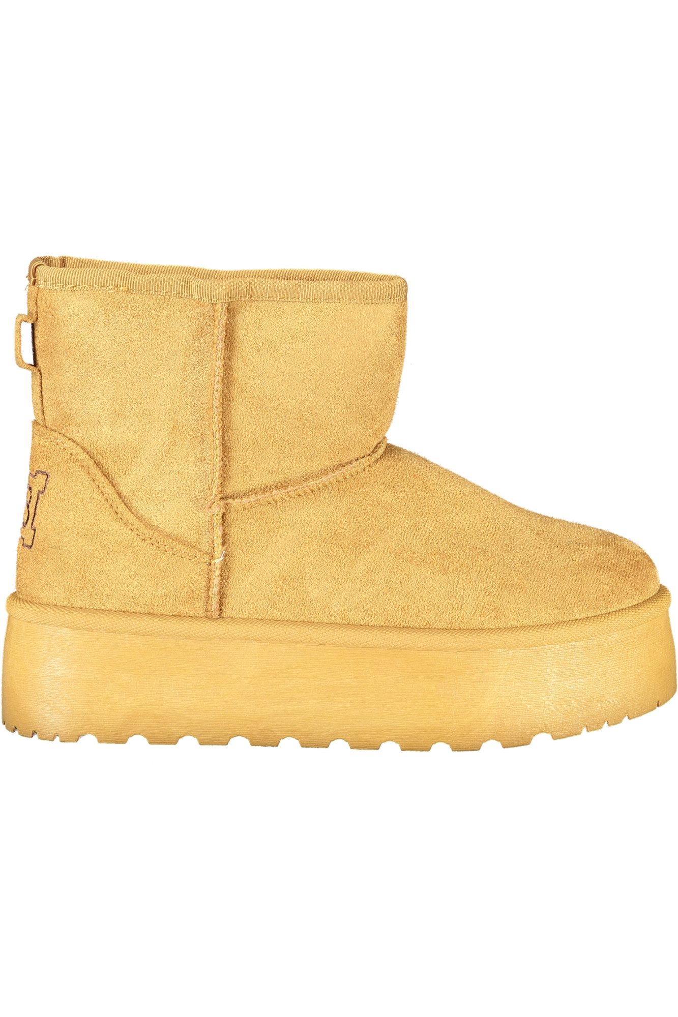 Laura Biagiotti Stiefelette Damenstiefel braun mit Fell - Keilabsatz 4 cm &
