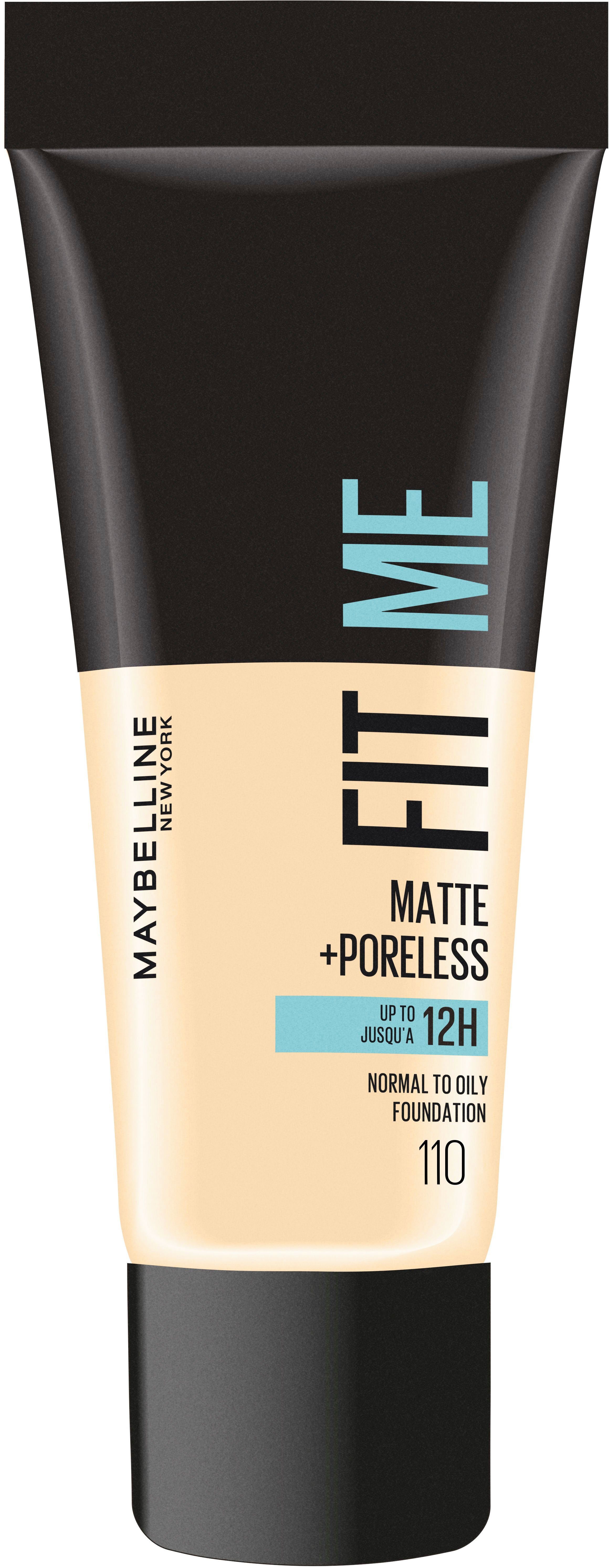 Fit Me! Maybelline Matte York Poreless Make-Up + MAYBELLINE New NEW YORK Foundation