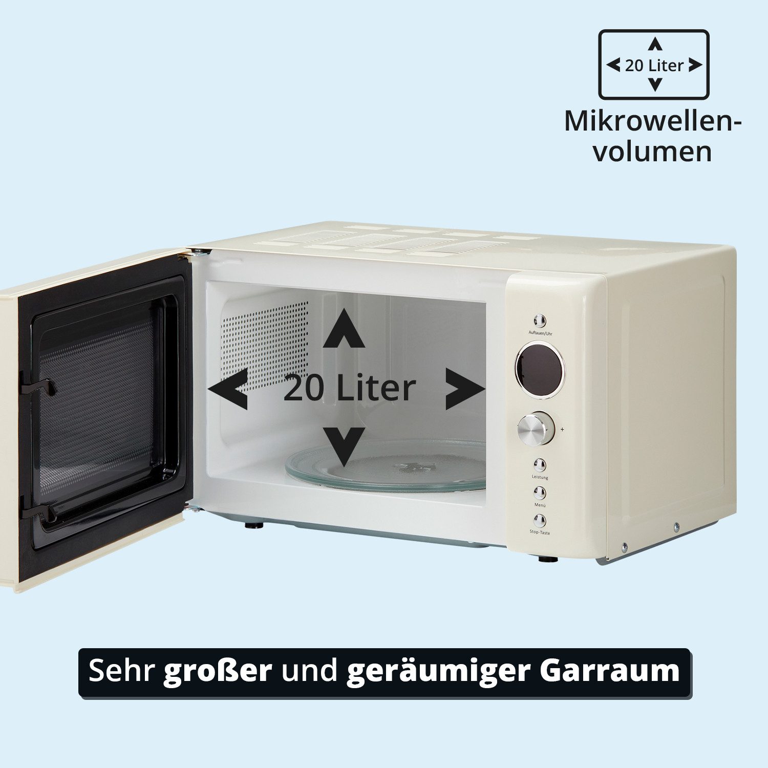 KHG Mikrowelle, Kombi-Mikrowelle 3-in-1