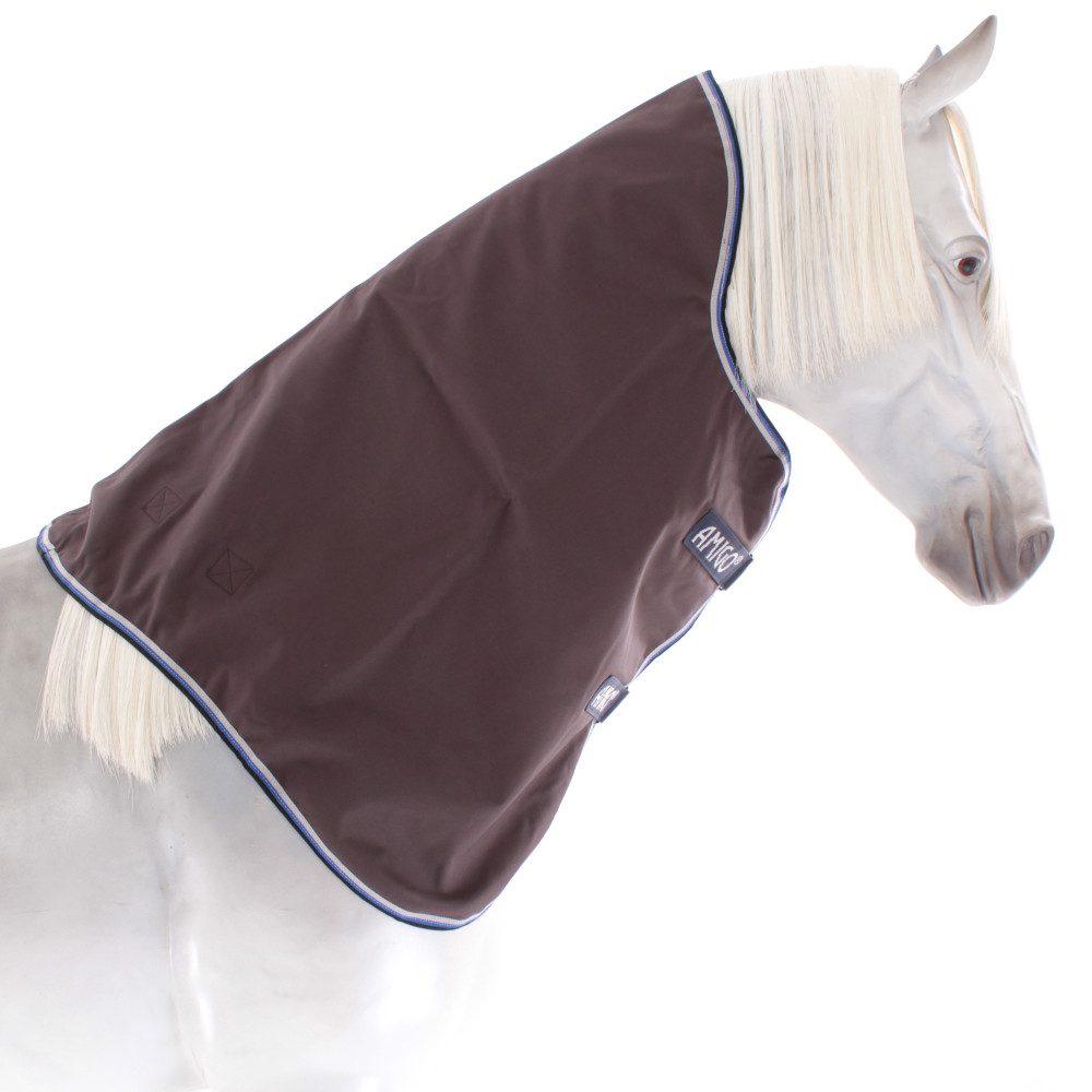 Horseware Pferde-Halsteil Horseware Amigo Bravo-12 Turnout Hood 0g - Excal/StrBlue/Black