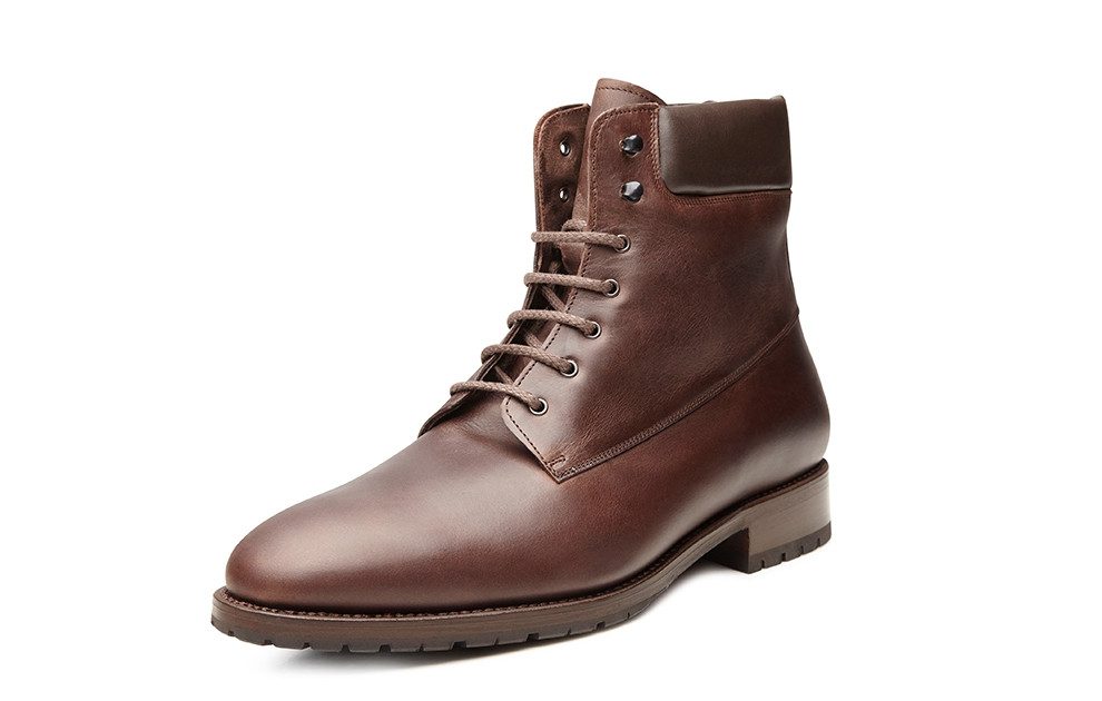 SHOEPASSION No.6712 Herren Boots Winter Leder braun Schnürboots