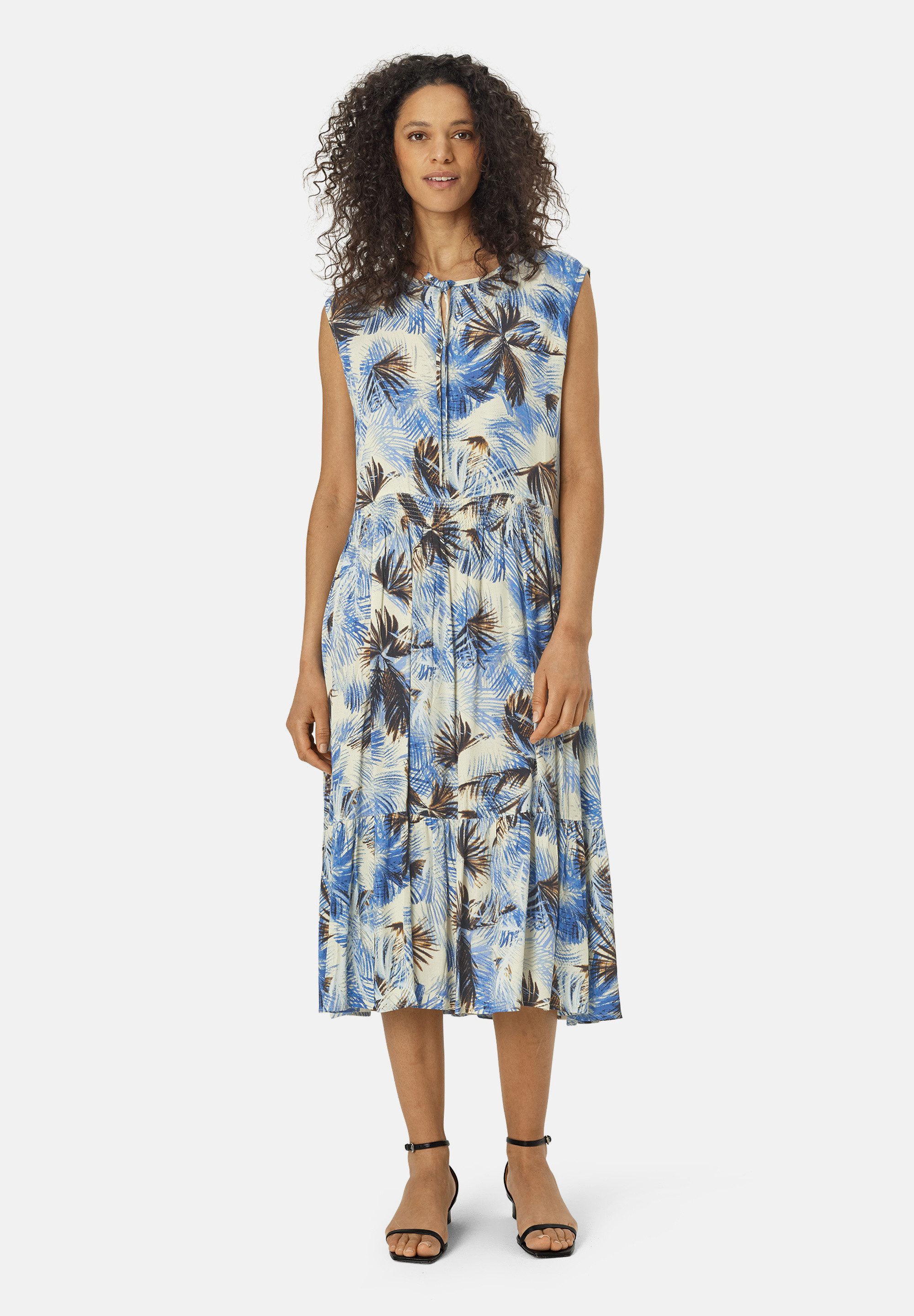 Masai Sommerkleid MaOtania Handgemalter Palmenprint, schmeichelhafter günstig online kaufen