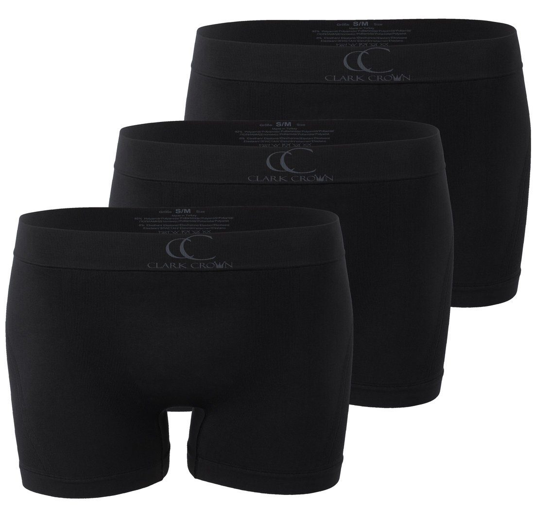 Clark Crown® Boxershorts Seamless (3-St) weiche günstig online kaufen