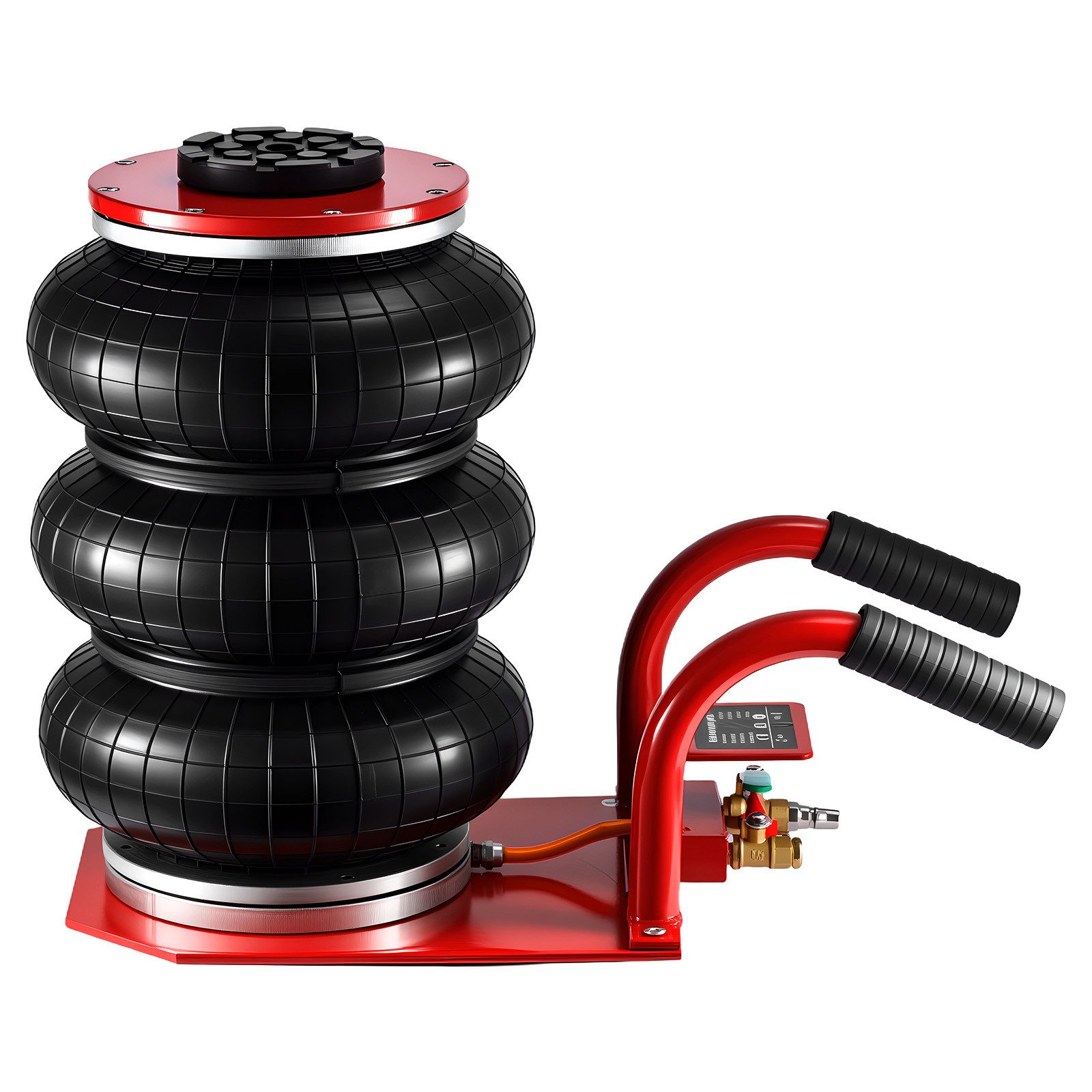 Youyijia Wagenheber 3t Air Jack mit kurzem Griff, Dreifachbeutel-Luftheber 140450 mm