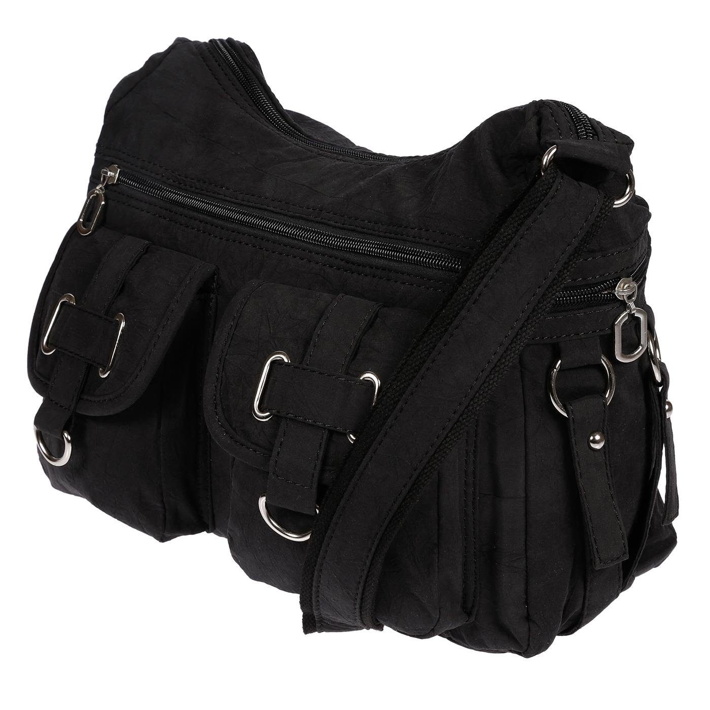 Christian Wippermann Umhängetasche Damenhandtasche Schultertasche Umhängetasche Crossover (einzeln)