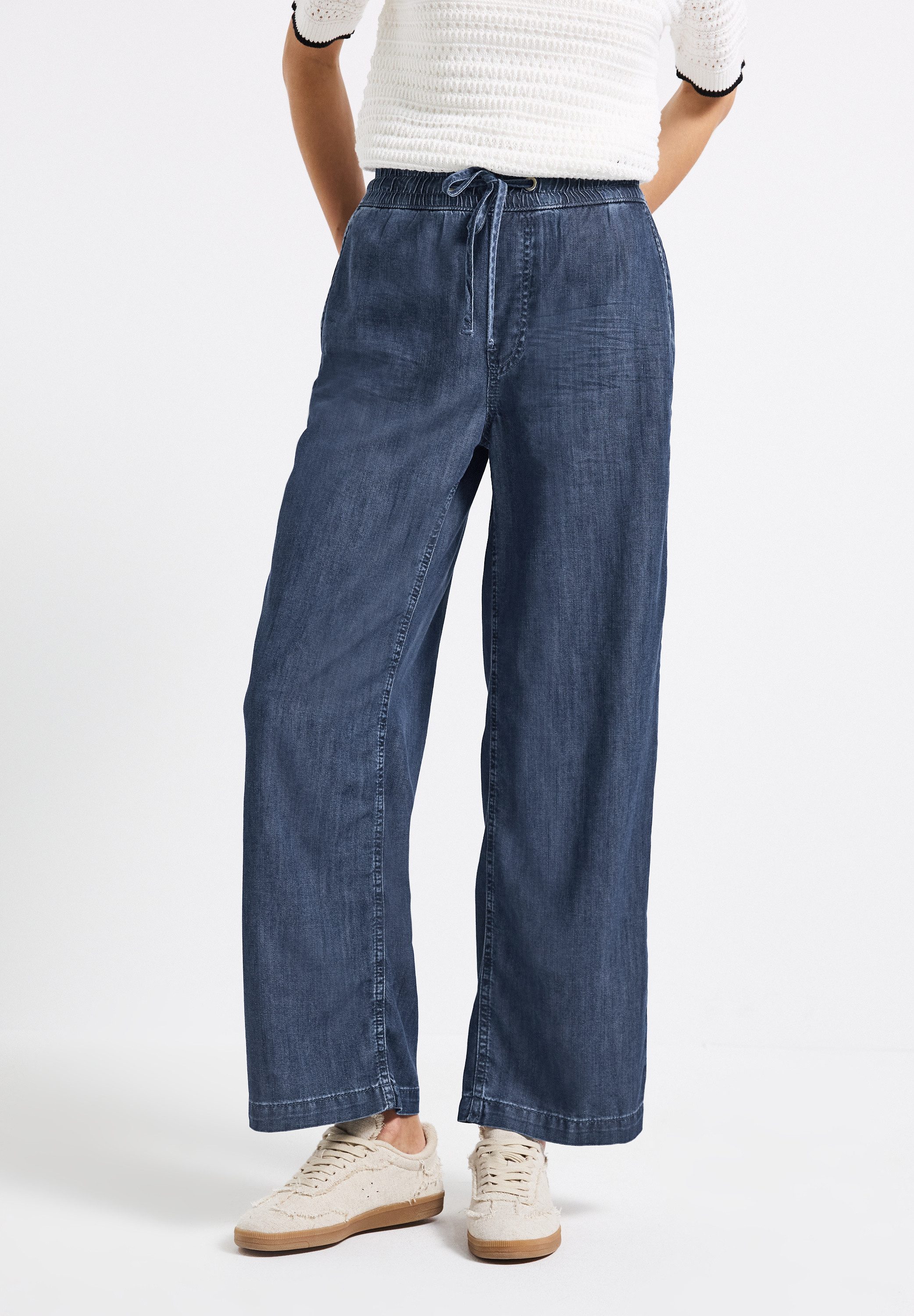 STREET ONE Loose-fit-Jeans High Waist günstig online kaufen