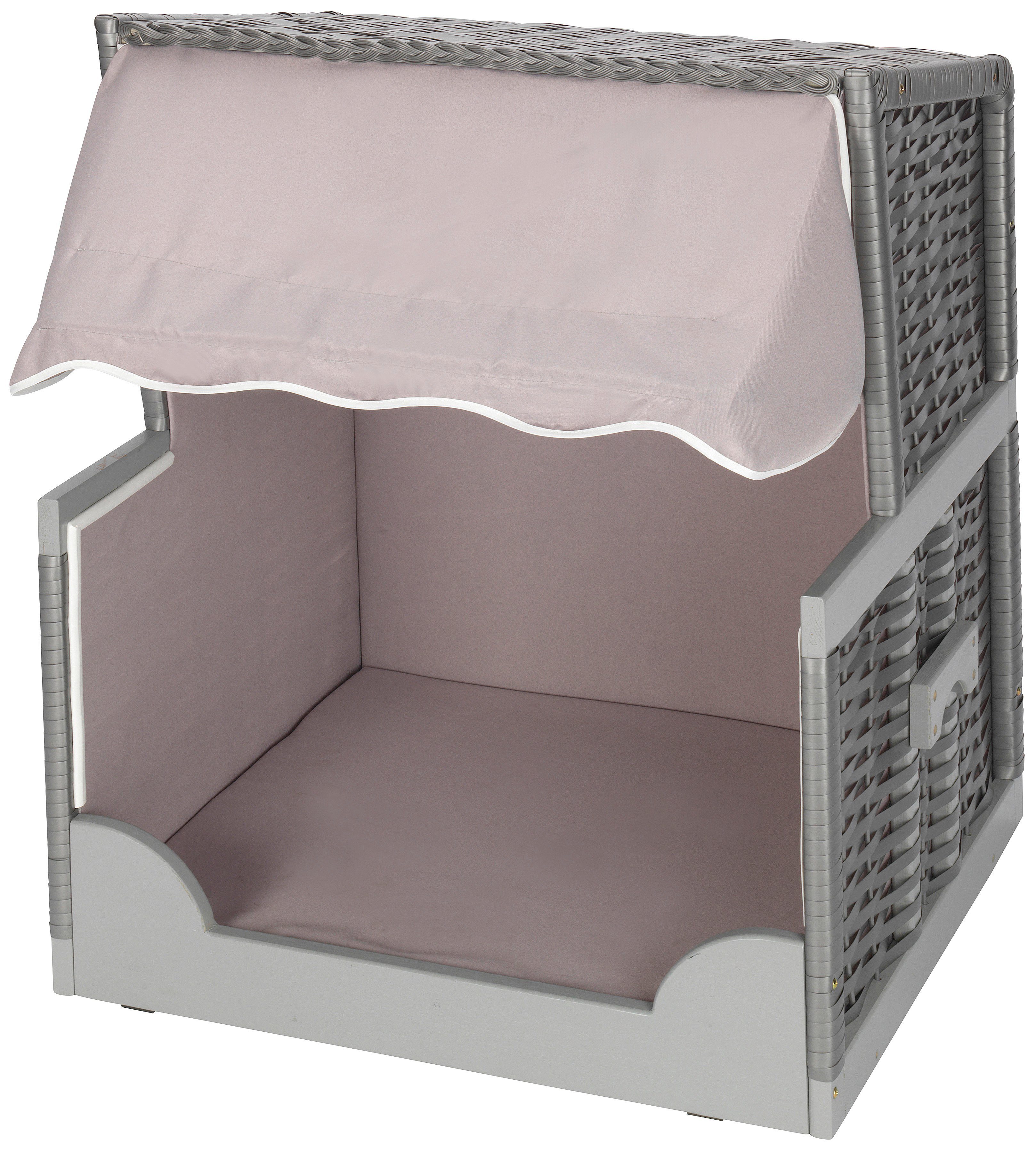 ABUKI Tierbett Bobby, Polyester, Hundestrandkorb, BxLxH: 75x57x95 cm