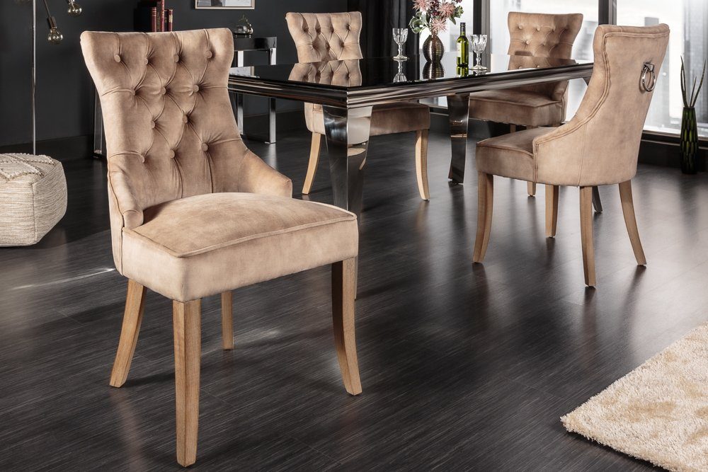 riess-ambiente Polsterstuhl CASTLE coffee, Esszimmer · günstig online kaufen